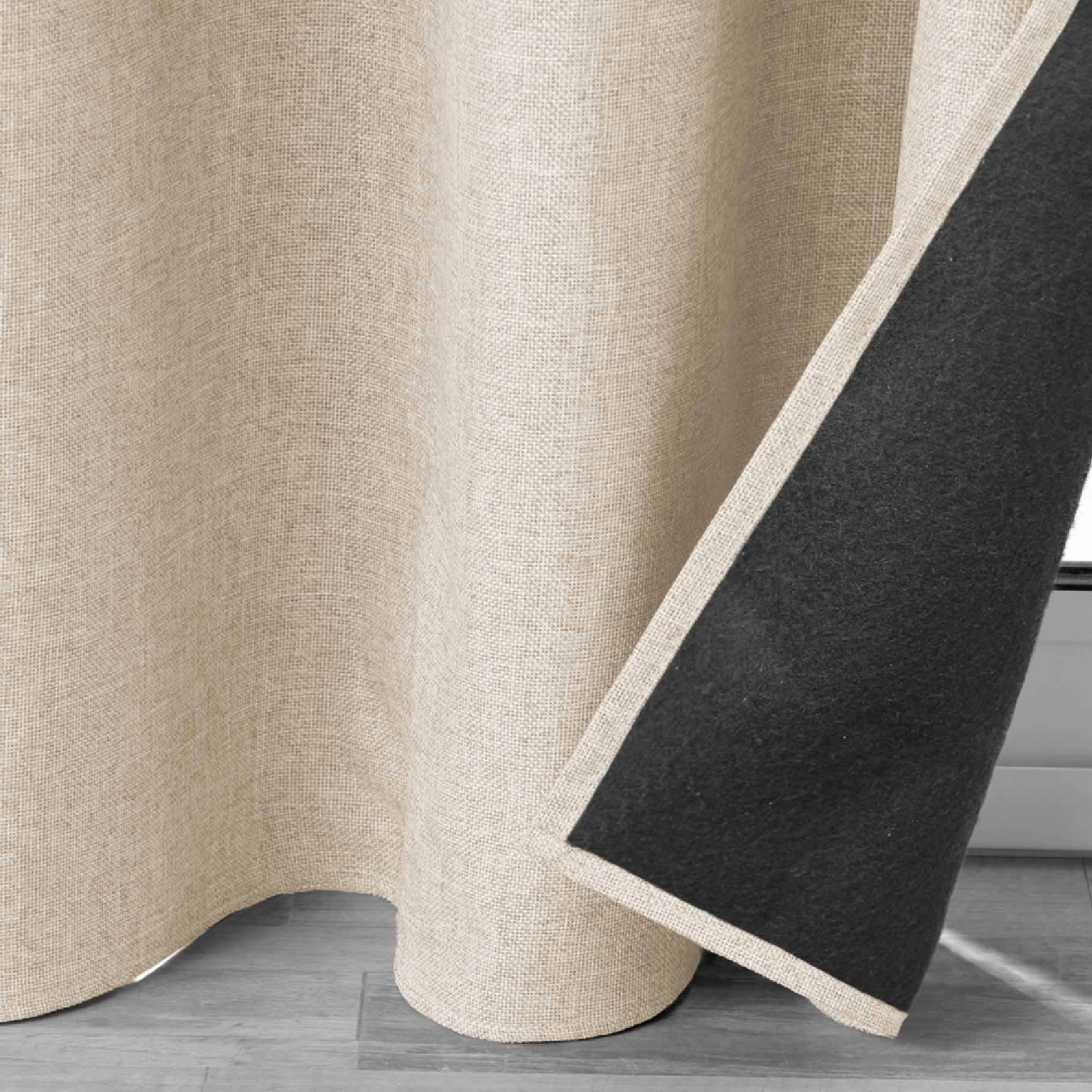 Rideau à Oeillets Jupiter Lin Isolant — vue 4