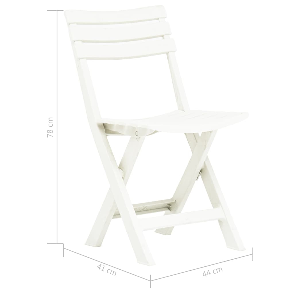 Lot de 2 chaises de jardin pliantes — vue 3