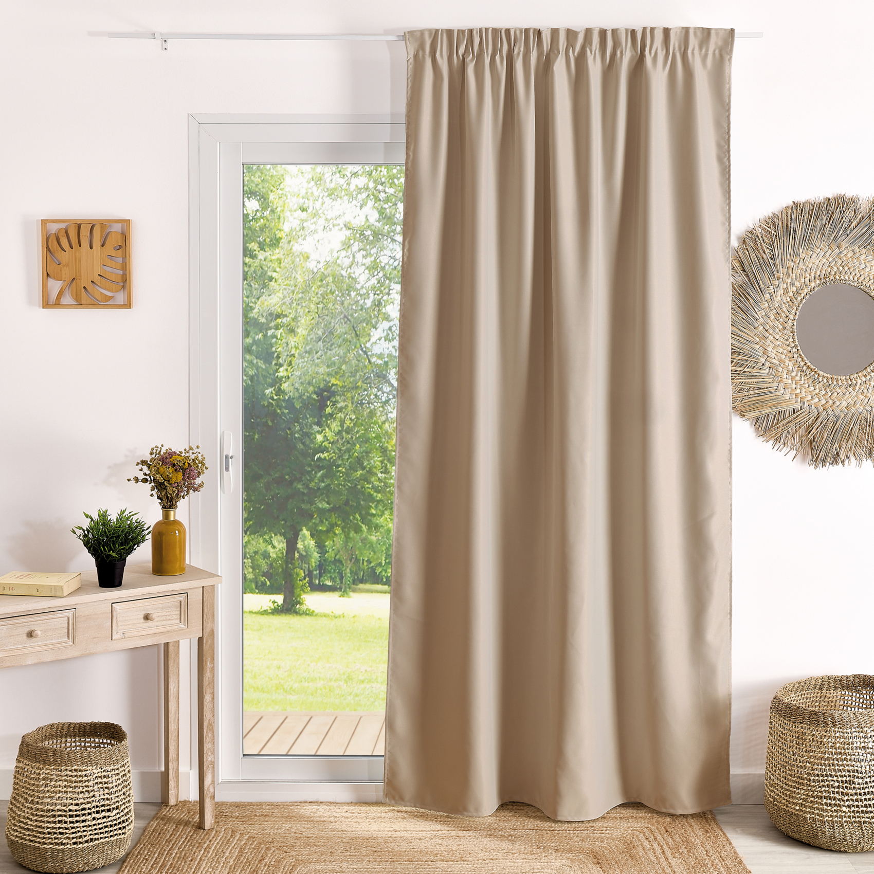 Rideau à galon fronceur occultant ignifugé M1 Non Feu — vue 6