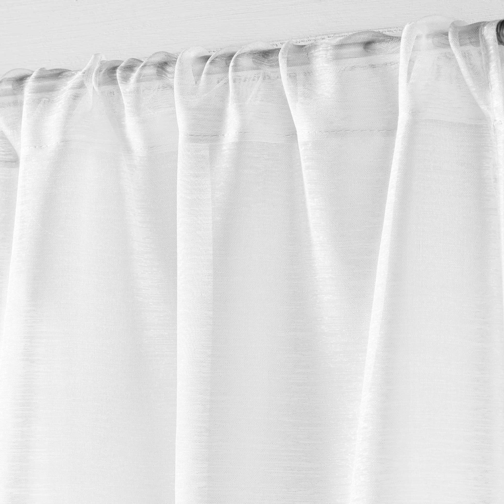 Voilage sablé à passe-tringle — vue 3