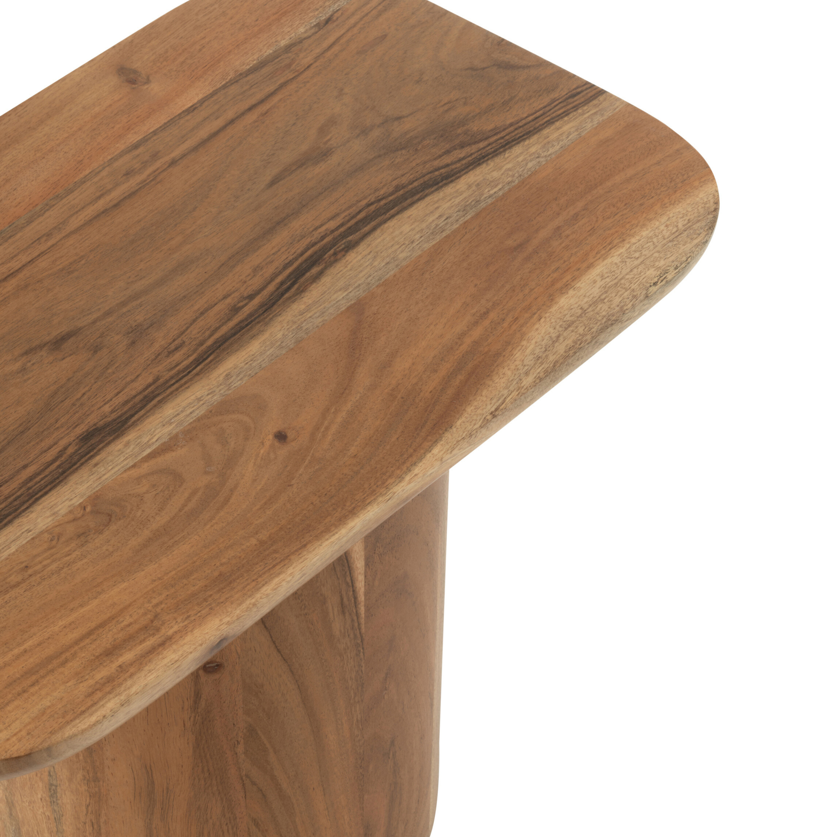 Ensemble de 2 tables basses en bois d'acacia — vue 6