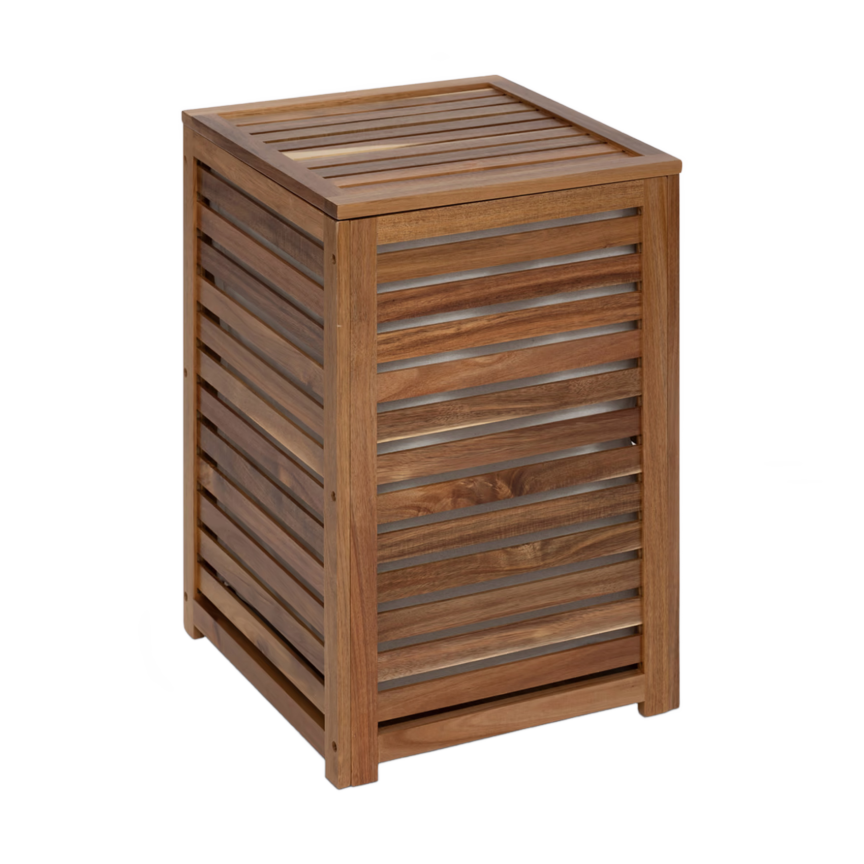 Panier à linge 65L en acacia