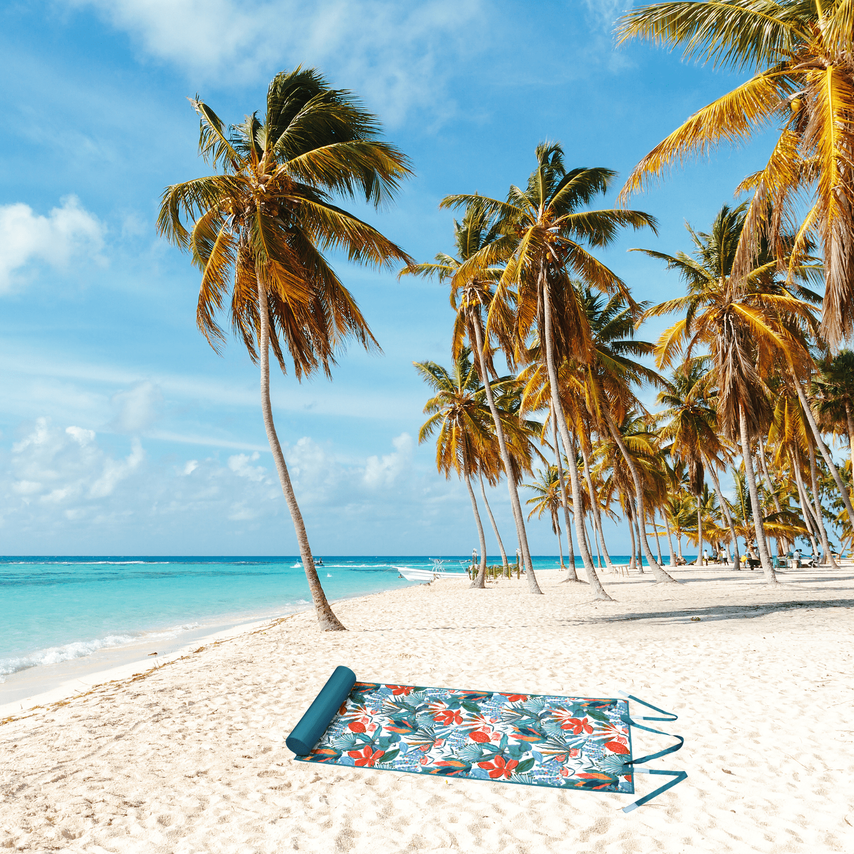 Matelas extérieur de plage à motif exotique — vue 4