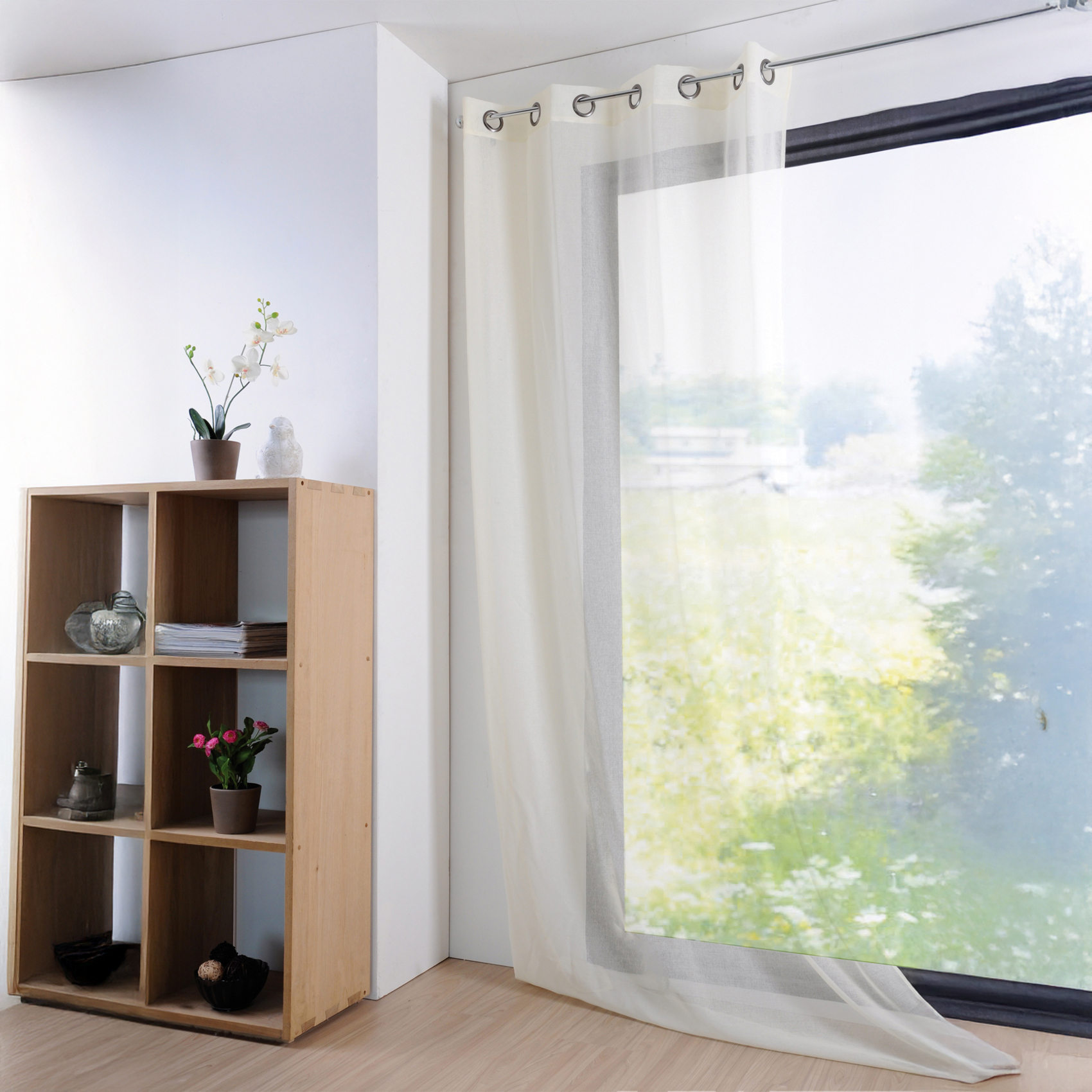 Voilage uni et léger — vue 3