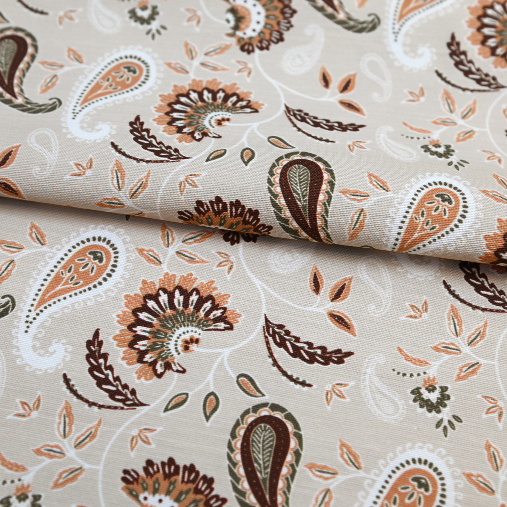 Tissu polycoton imprimé motif perse — vue 4
