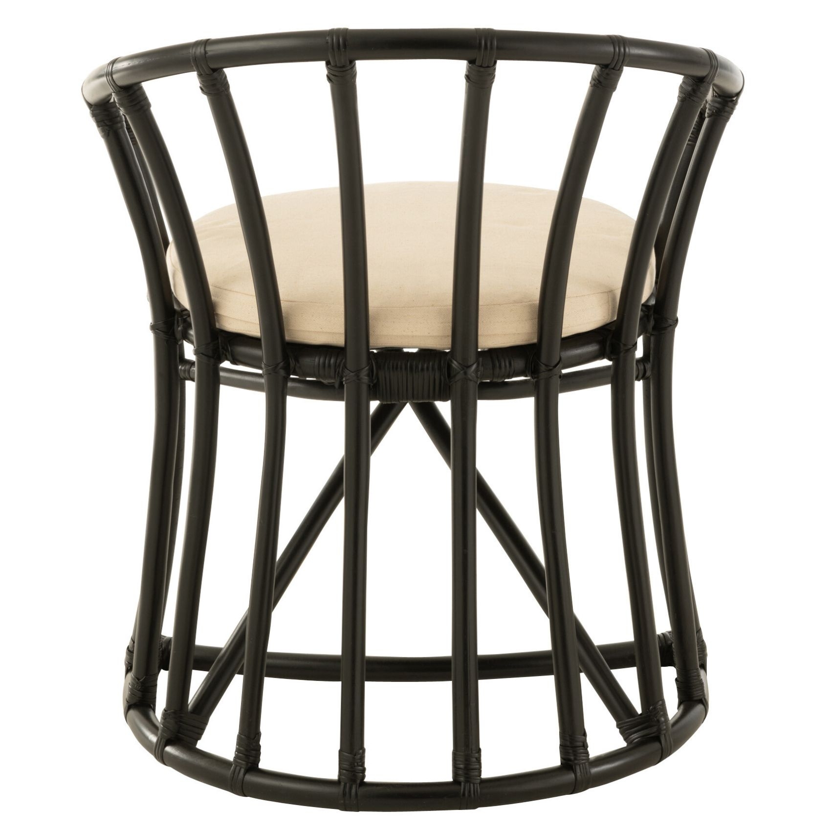 Chaise en rotin avec coussin — vue 5