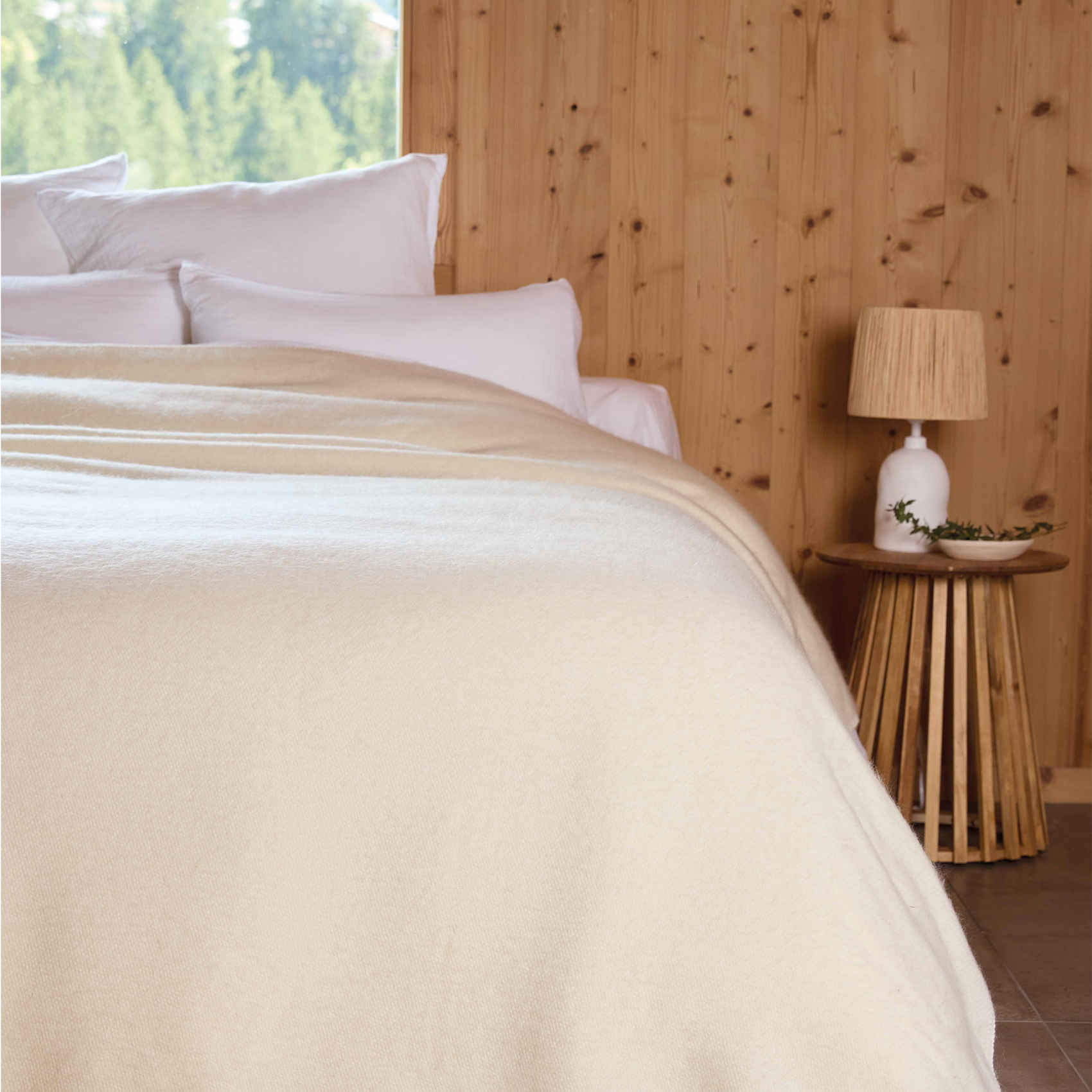 Plaid ou couverture chaude laine et mohair — vue 6