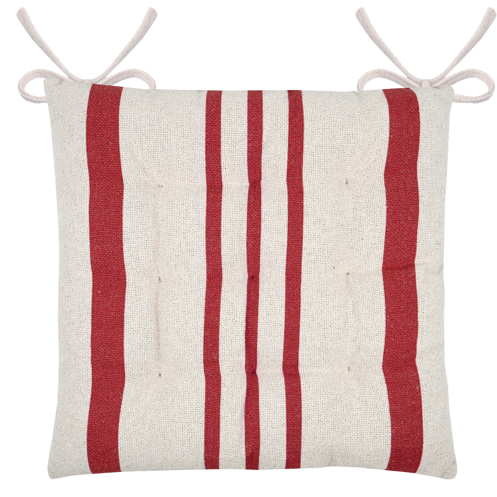 Galette de chaise à rayures