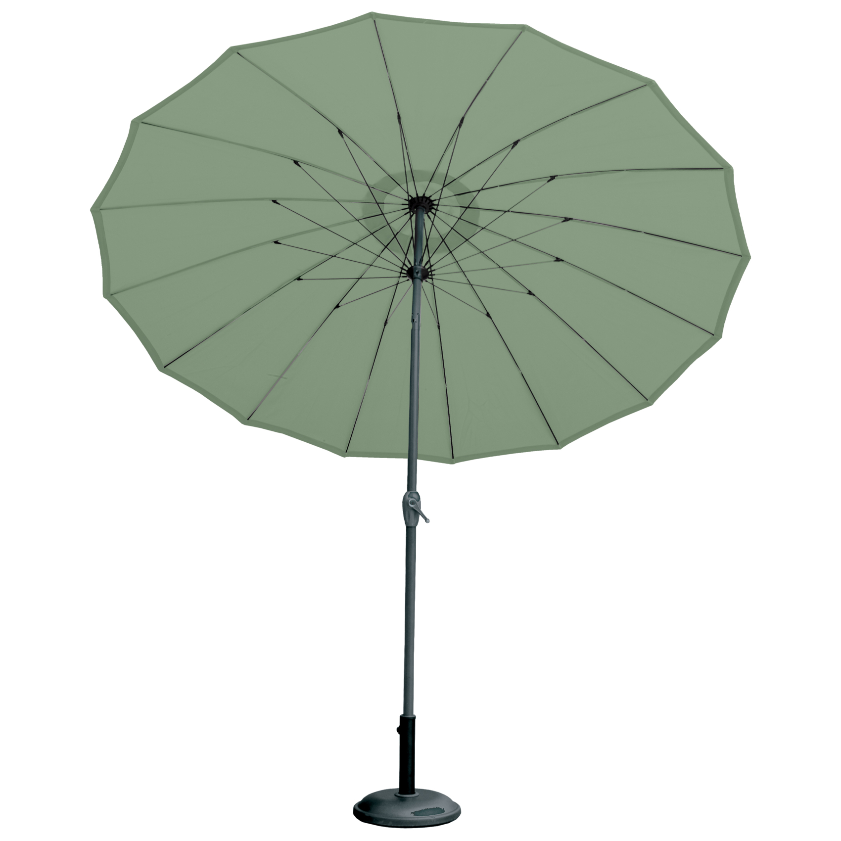 Parasol à effet parapluie composé de 16 baleines — vue 4