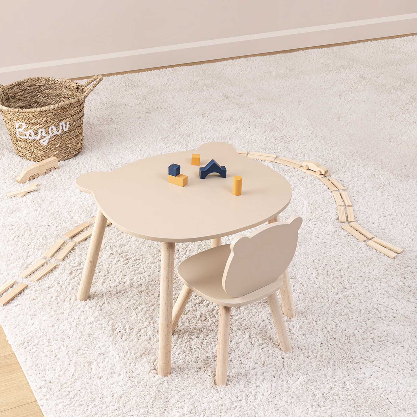 Table enfant ourson — vue 5
