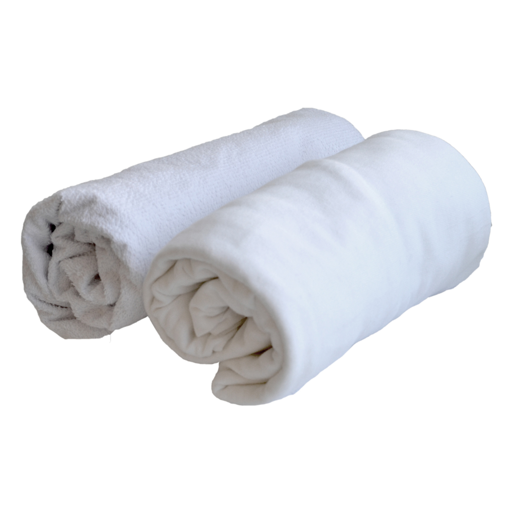 Lot alèse imperméable et drap-housse bébé en coton — vue 4