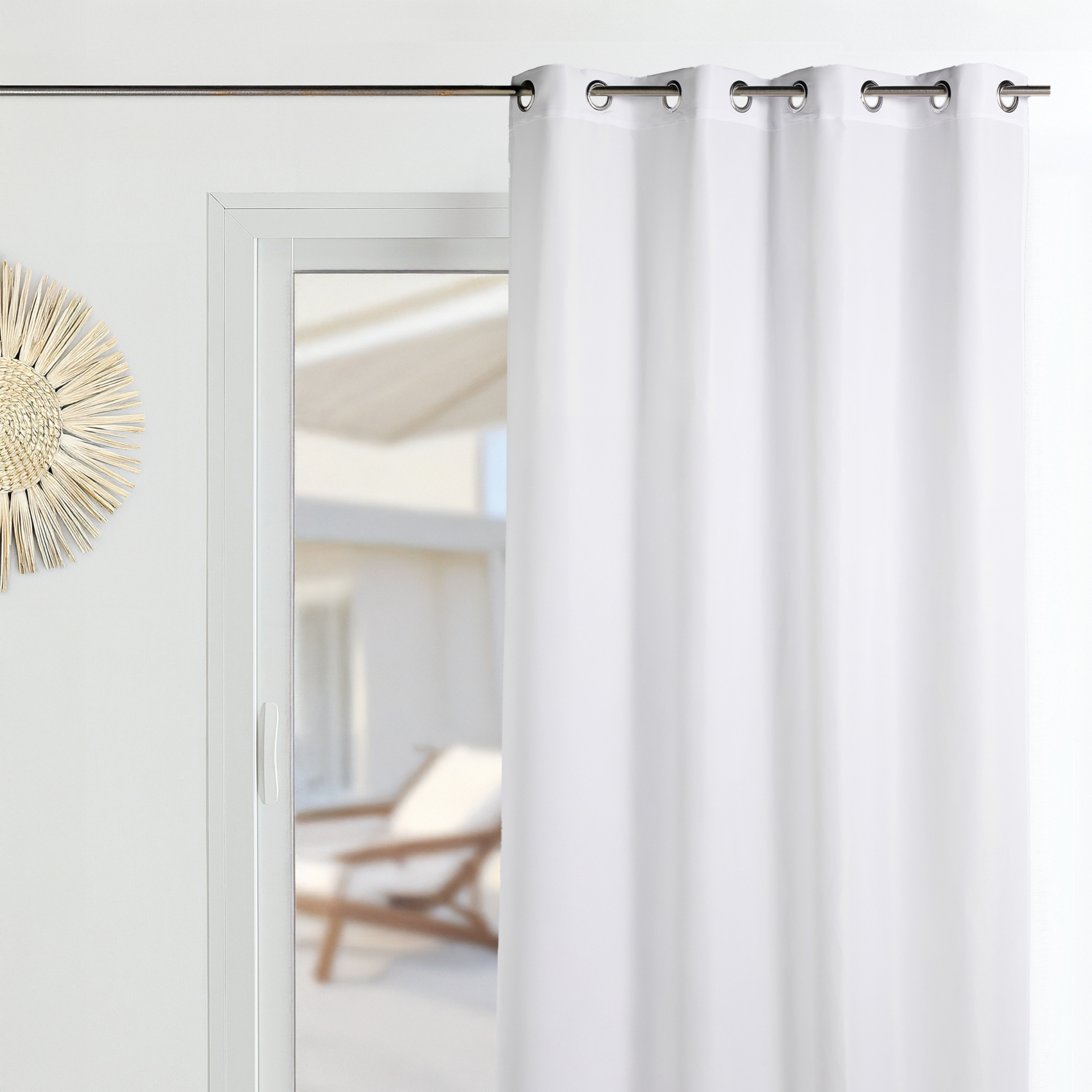 Rideau voilage Microfibre Uni — vue 5