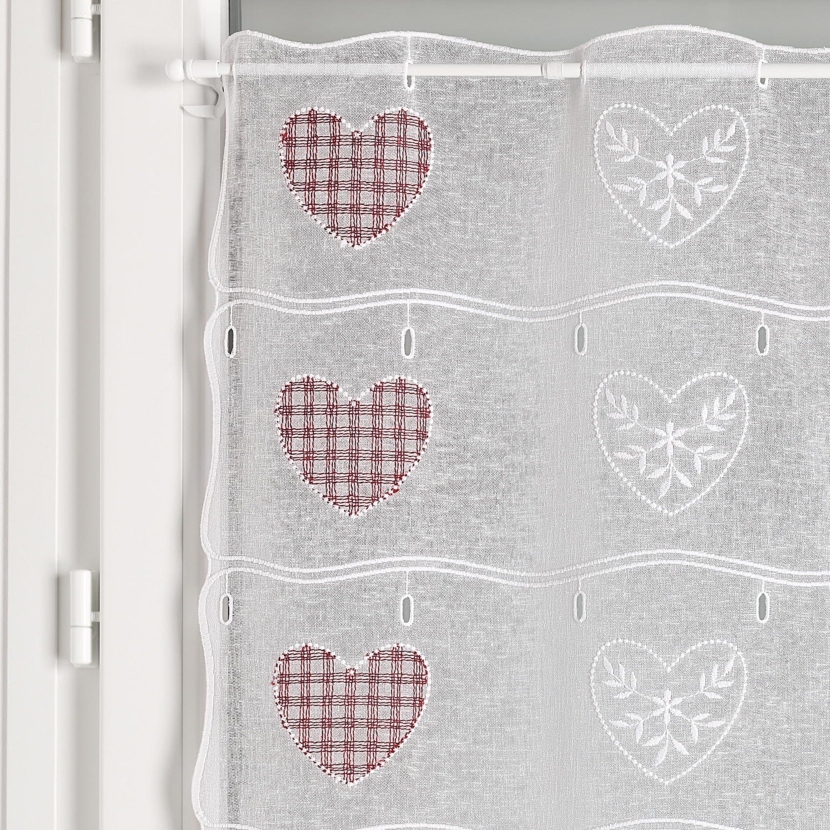 Modulable brodé avec motifs cœurs — vue 3