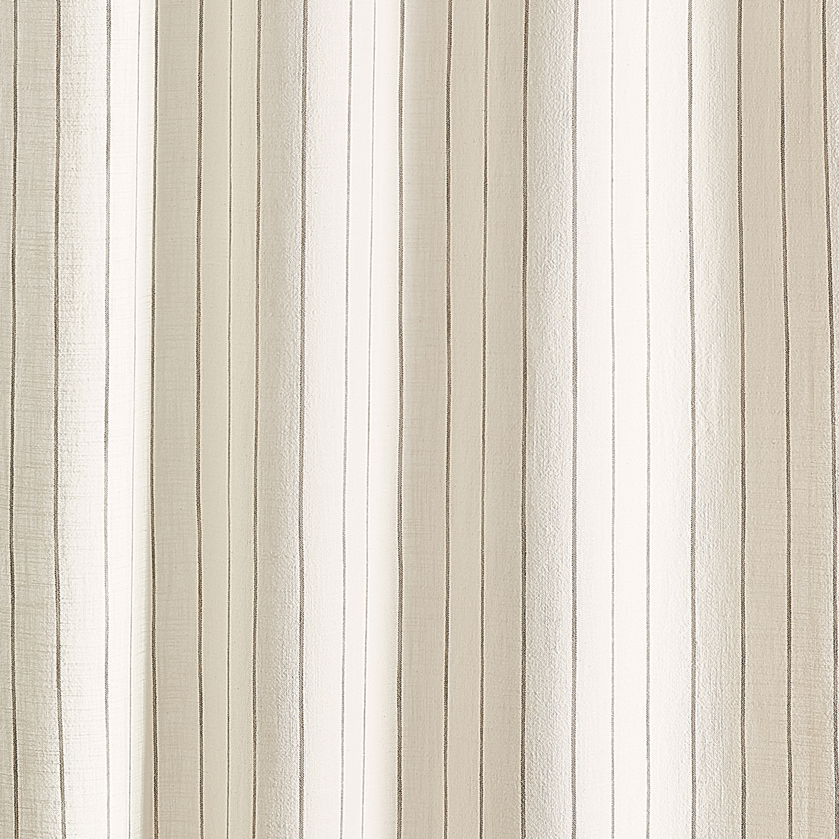 Tissu 100% coton fines rayures beige LOURMARIN