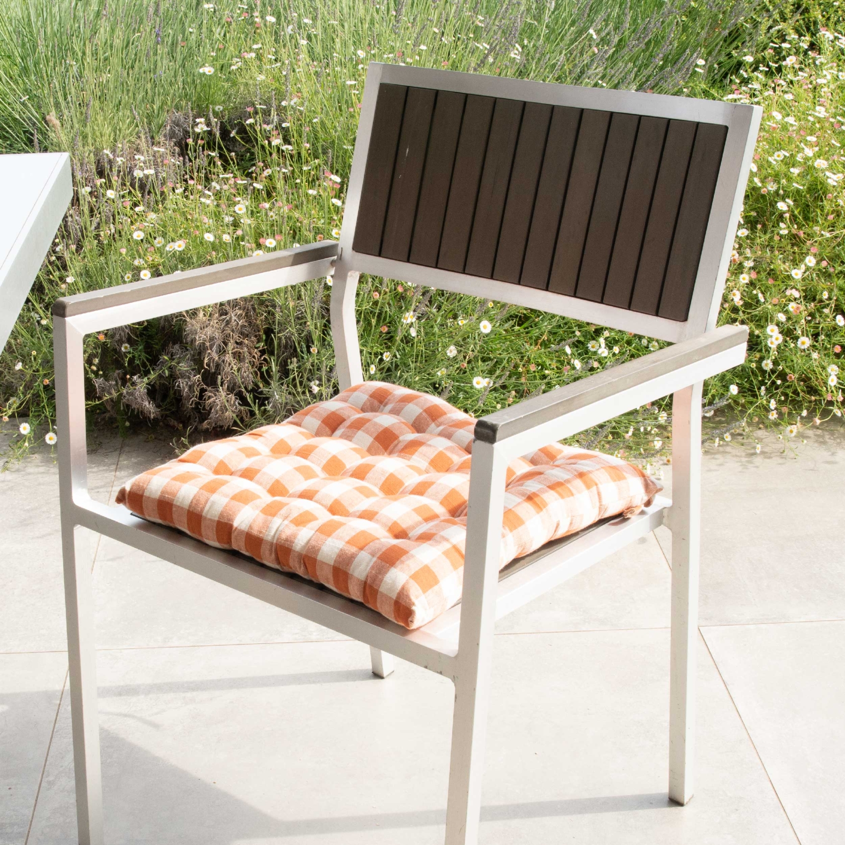 Galette de chaise vichy — vue 3