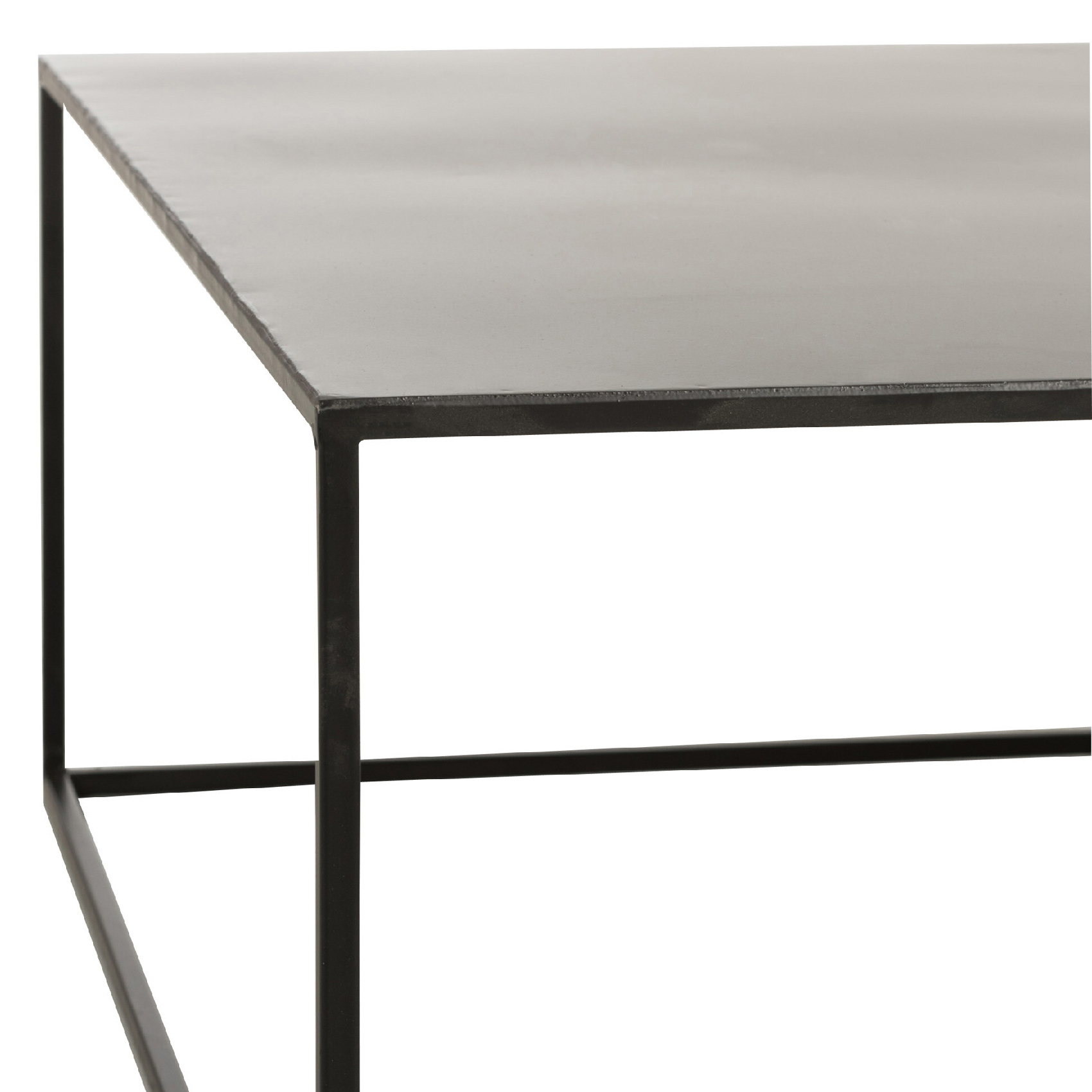 Table basse carrée en métal — vue 3