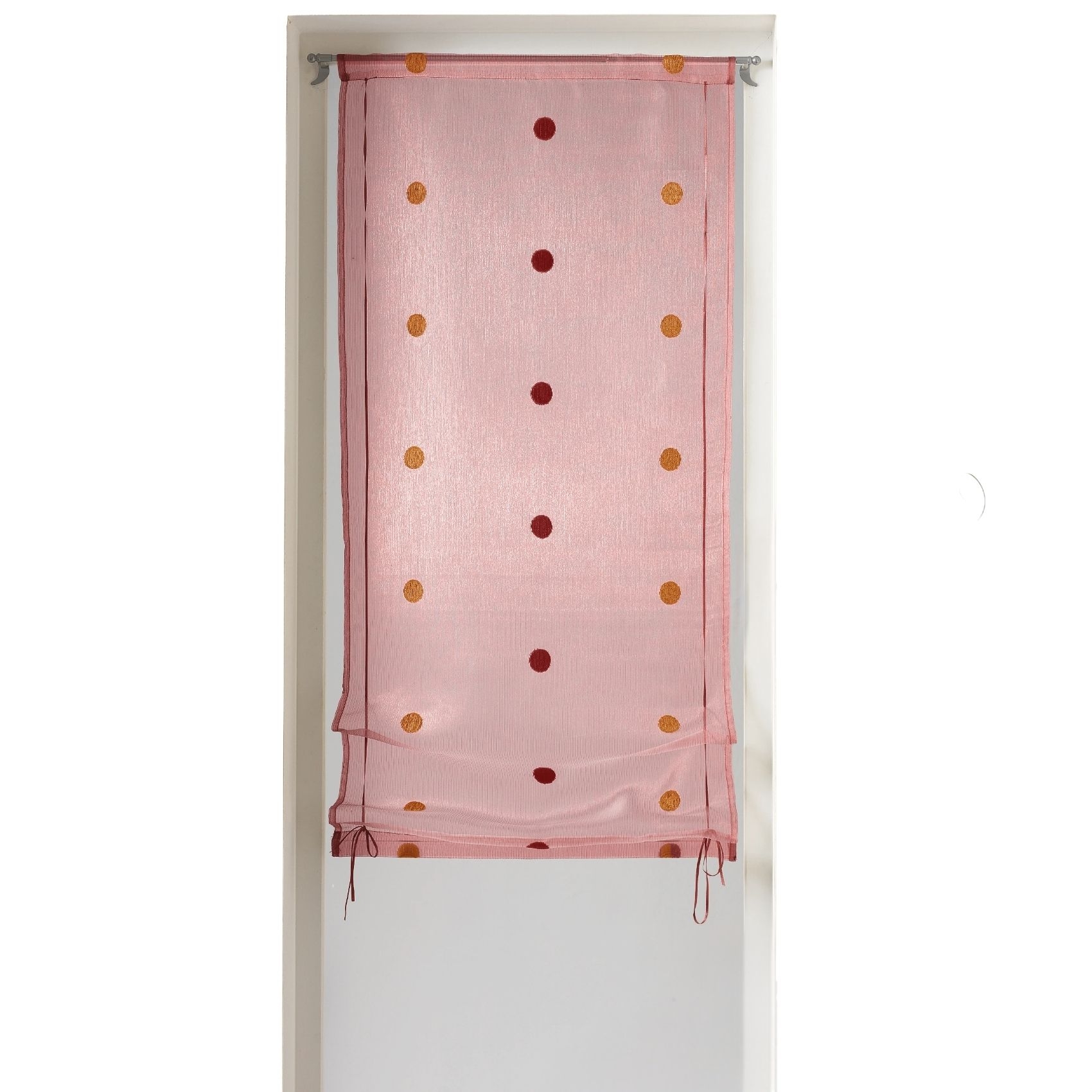 Store à remonter en organza jacquard à pois — vue 4