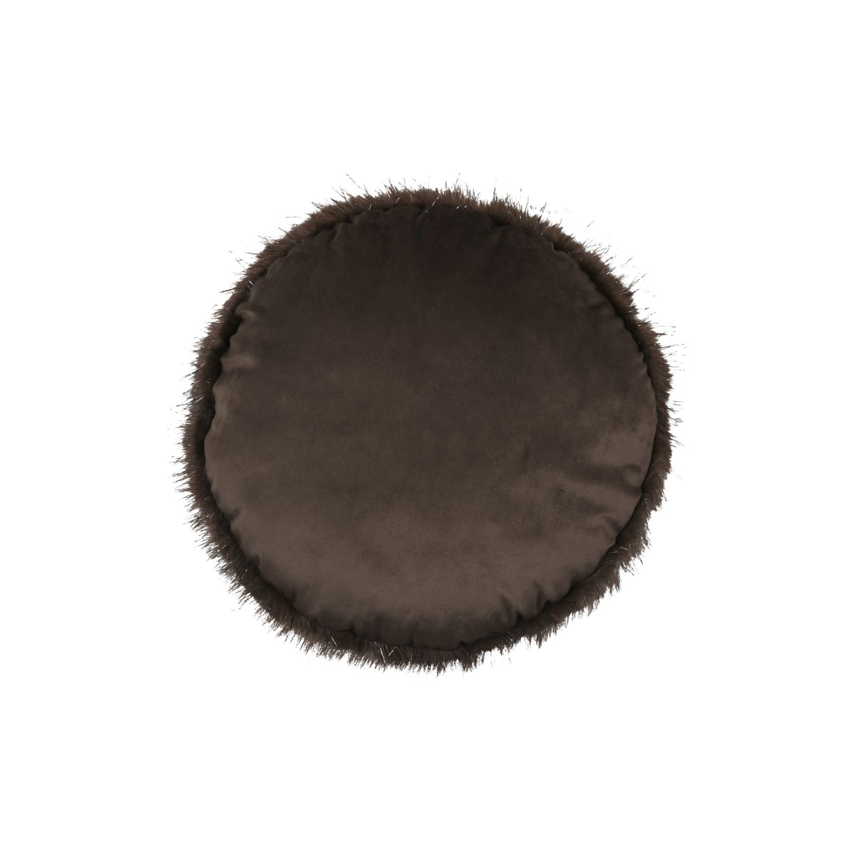 Coussin rond à poils longs — vue 5