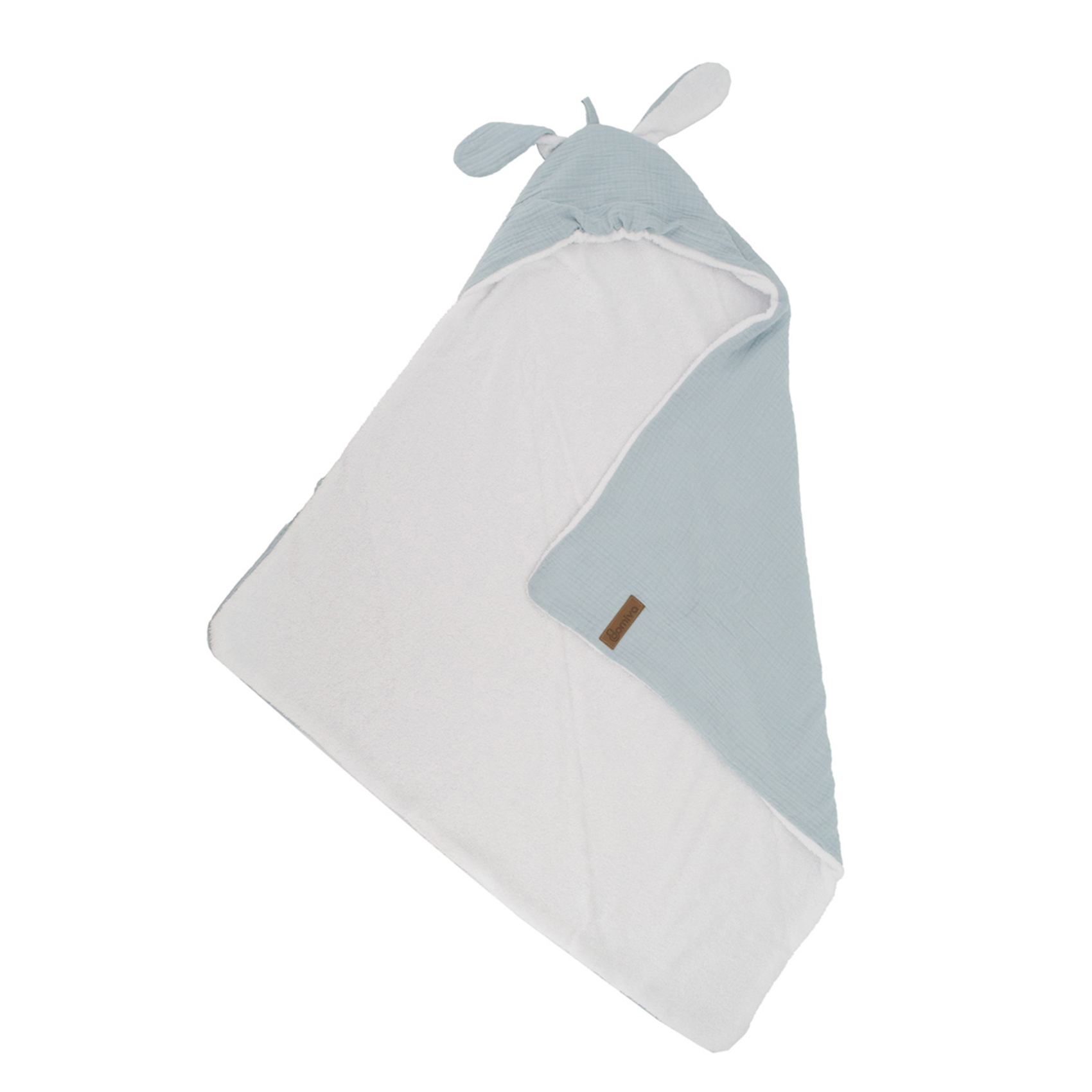 Cape de bain en gaze de coton avec oreilles de lapin — vue 4