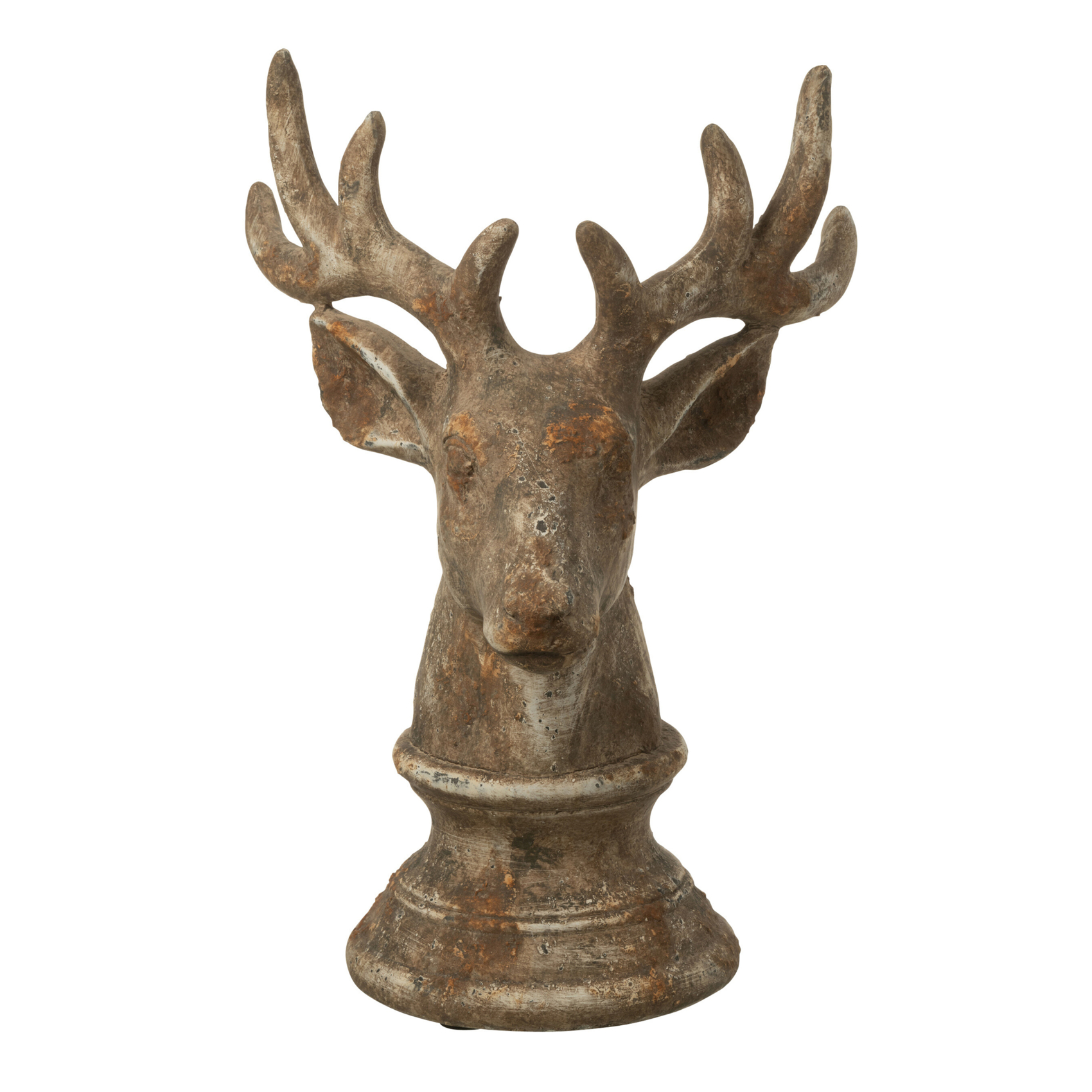 Tête de cerf décorative en résine