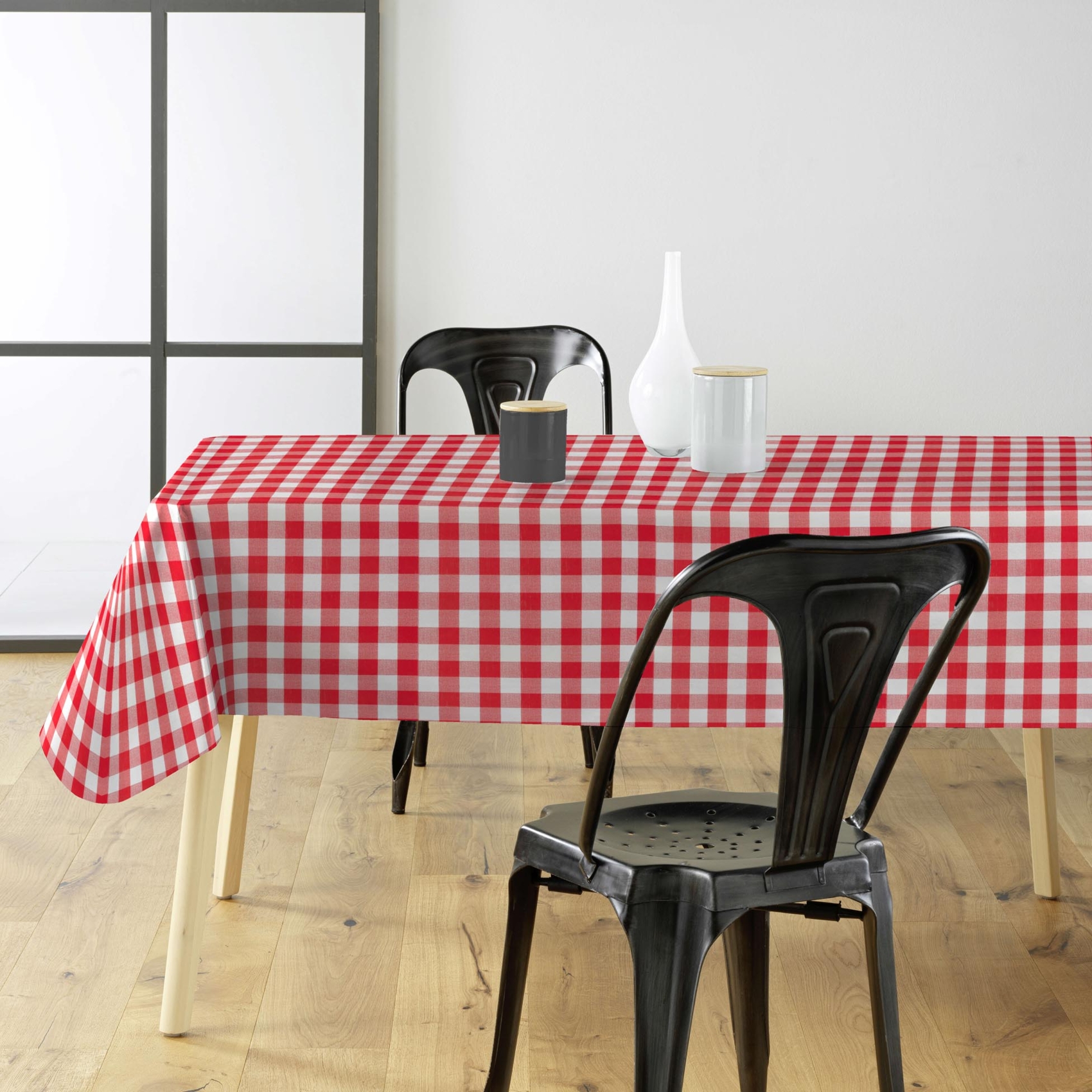 Toile cirée motif vichy sur mesure — vue 3