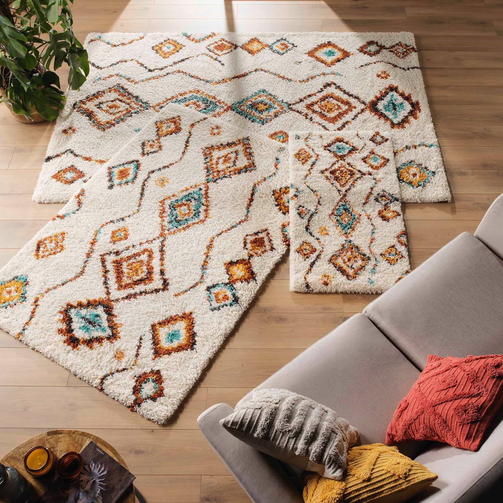 Tapis berbère à motifs géométriques — vue 5