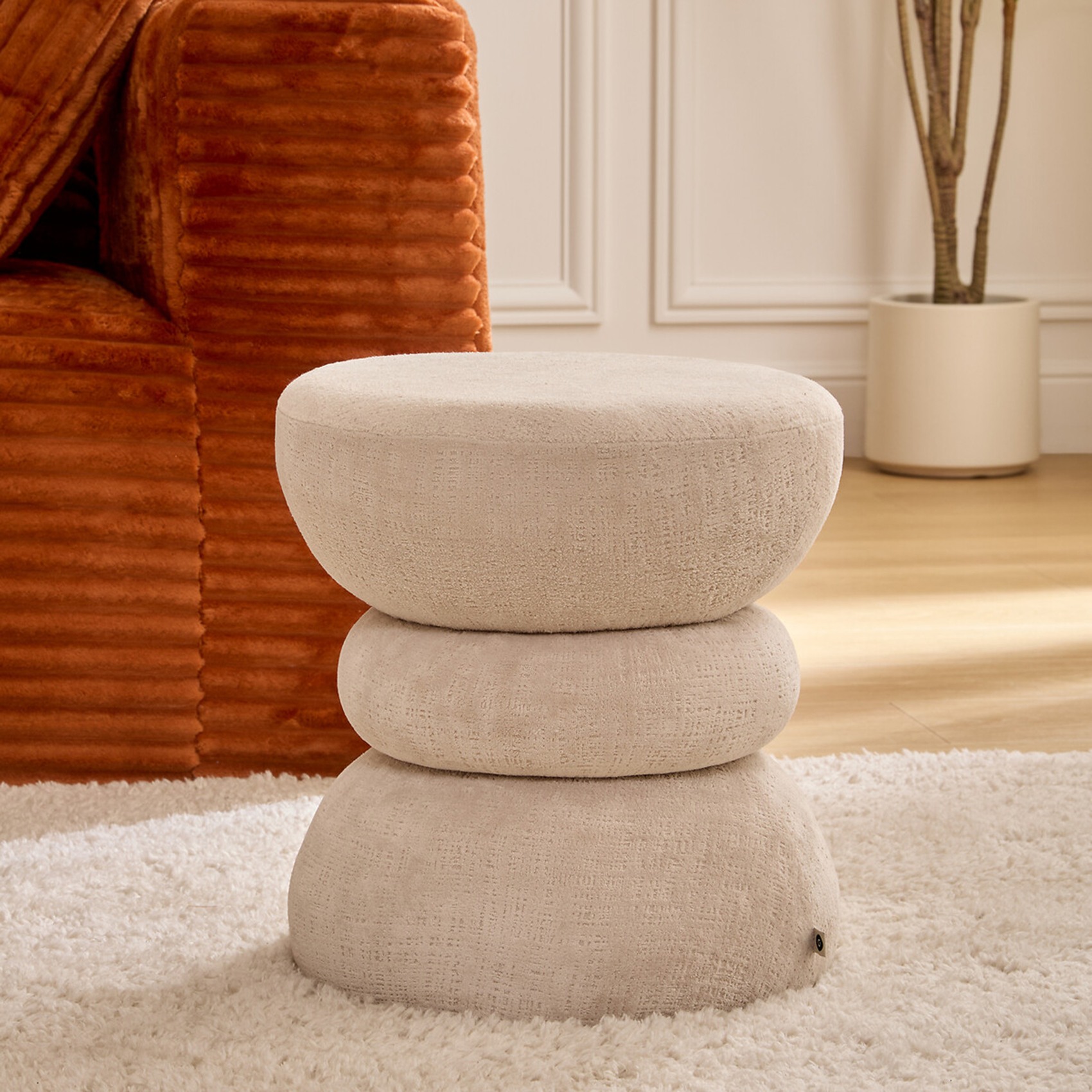 Pouf totem rembourré — vue 5