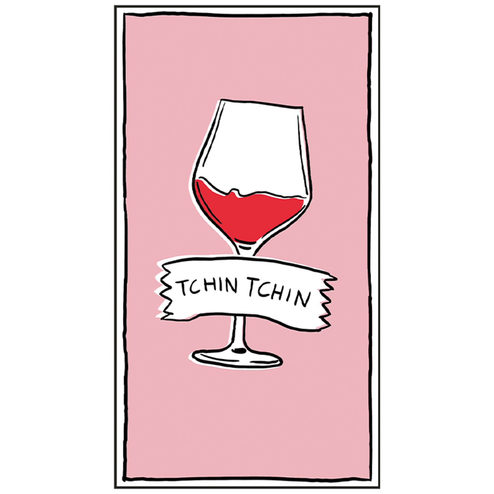 Lot de 15 serviettes en papier Tchin Tchin