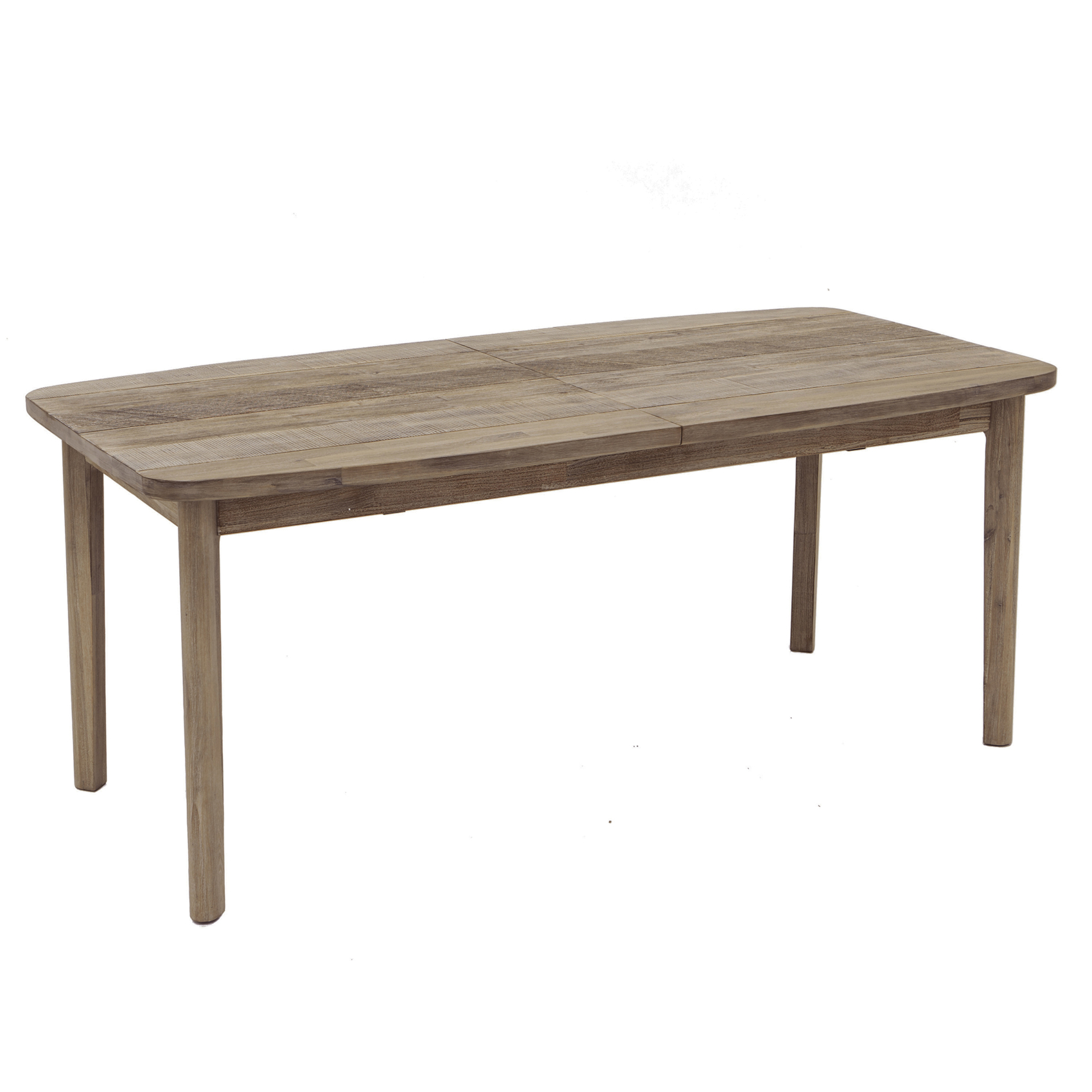 Table à manger extensible en acacia avec rallonges