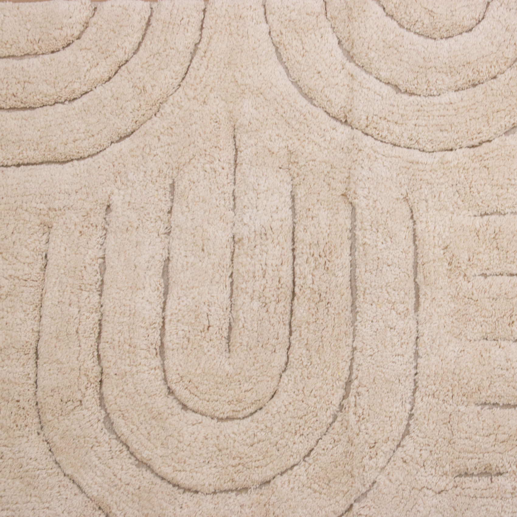 Tapis déco moderne en coton design graphique — vue 3