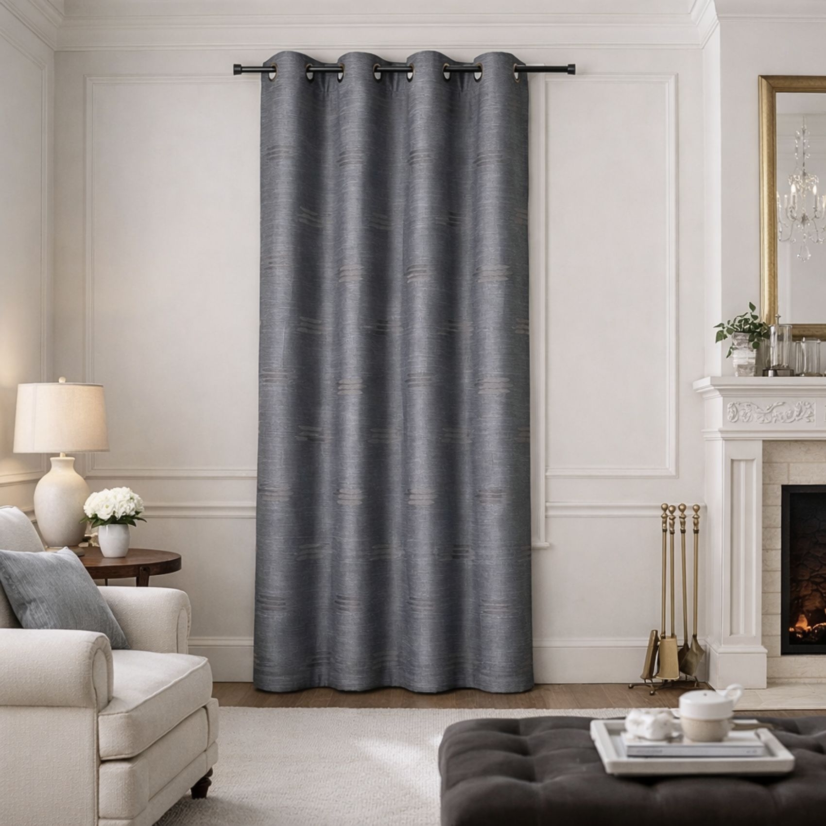 Rideau Ameublement en Jacquard Formes Géométriques