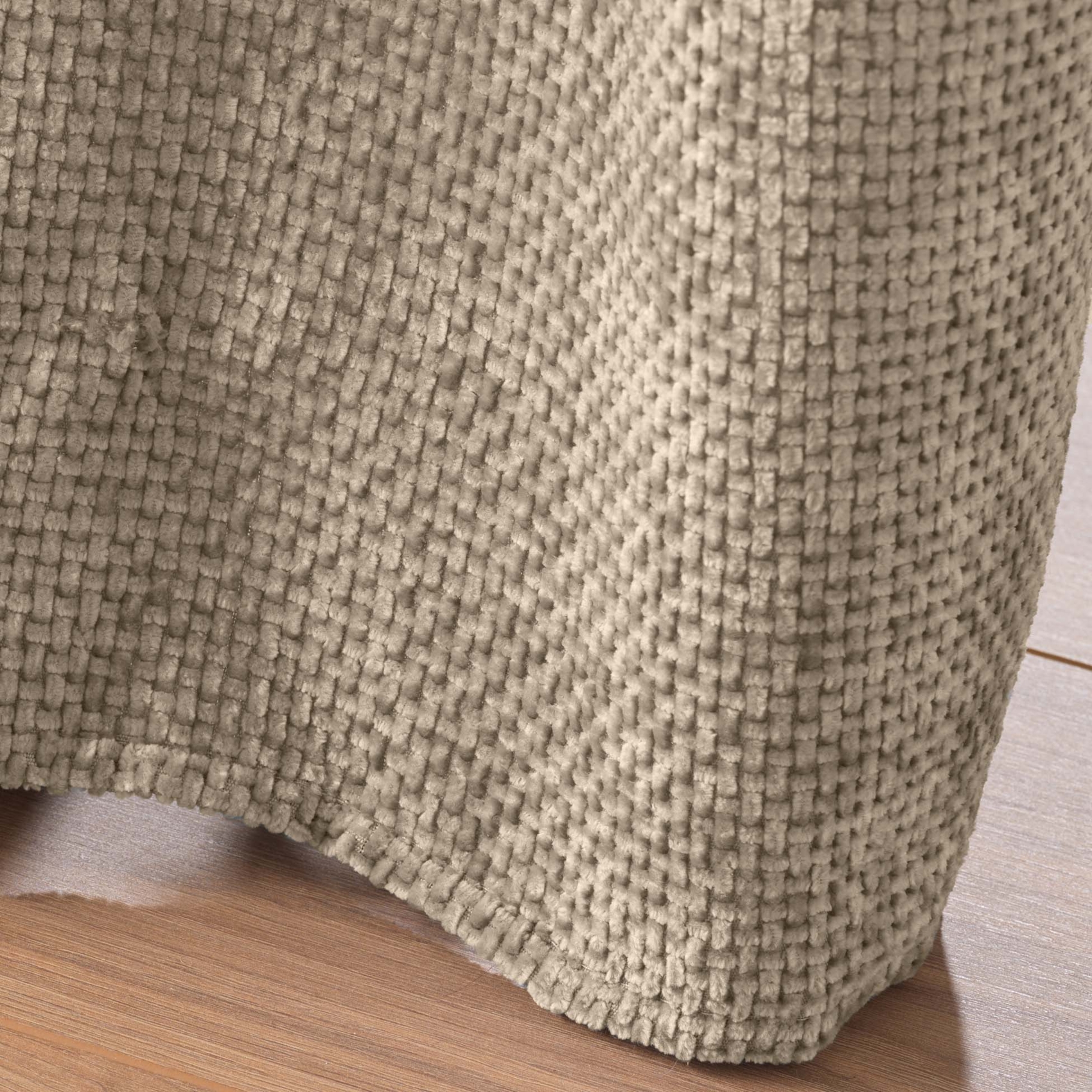 Rideau à œillets en velours chenille — vue 6