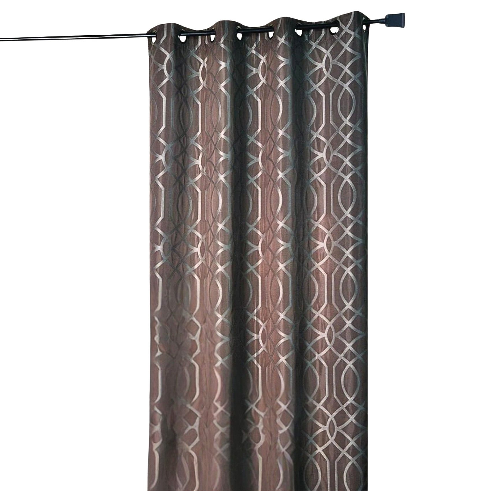 Rideau Ameublement en Jacquard Motif Géométrique — vue 4