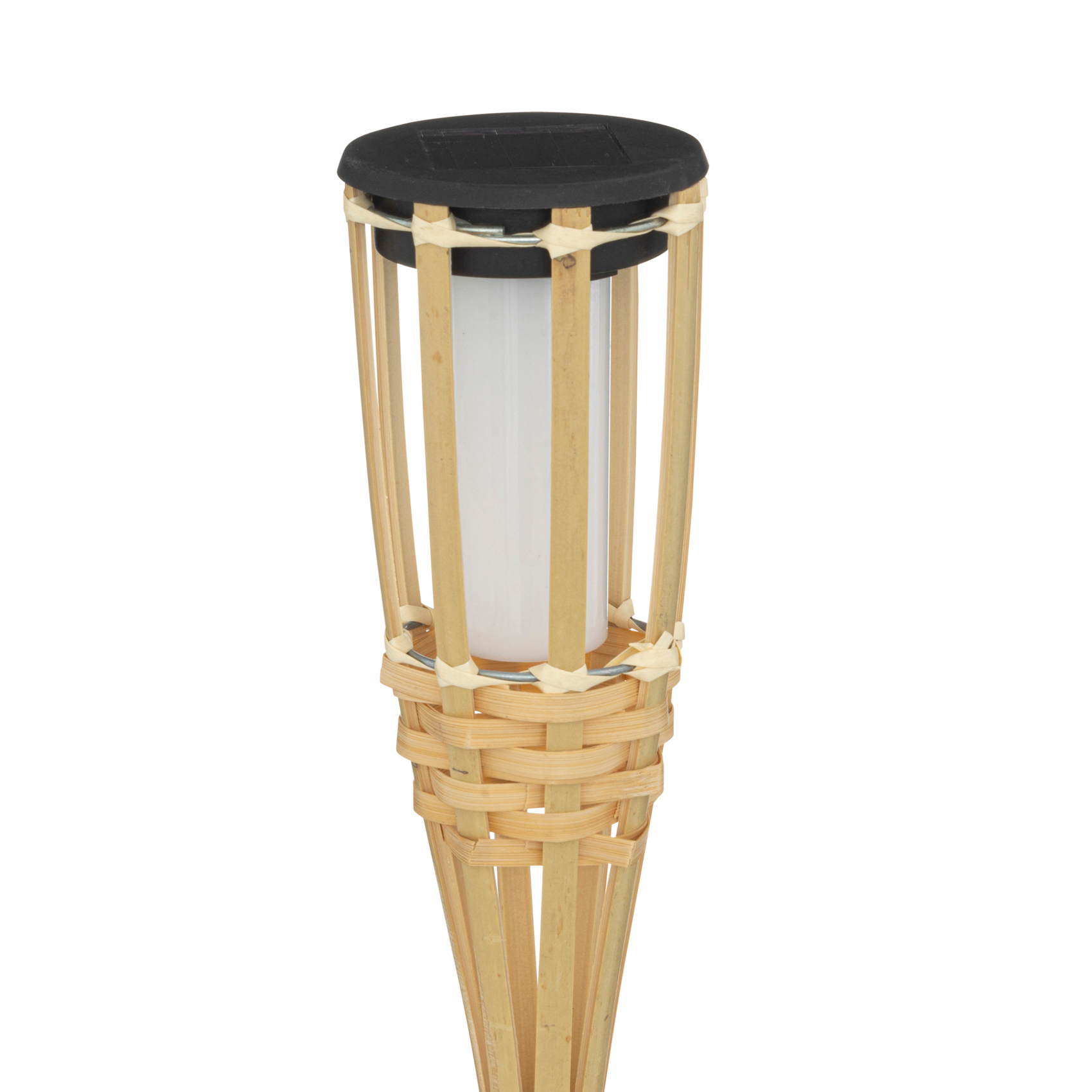 Torche solaire bambou — vue 3