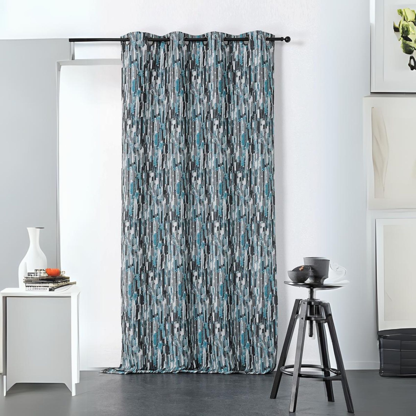 Rideau d'ameublement aux impressions abstraites — vue 6