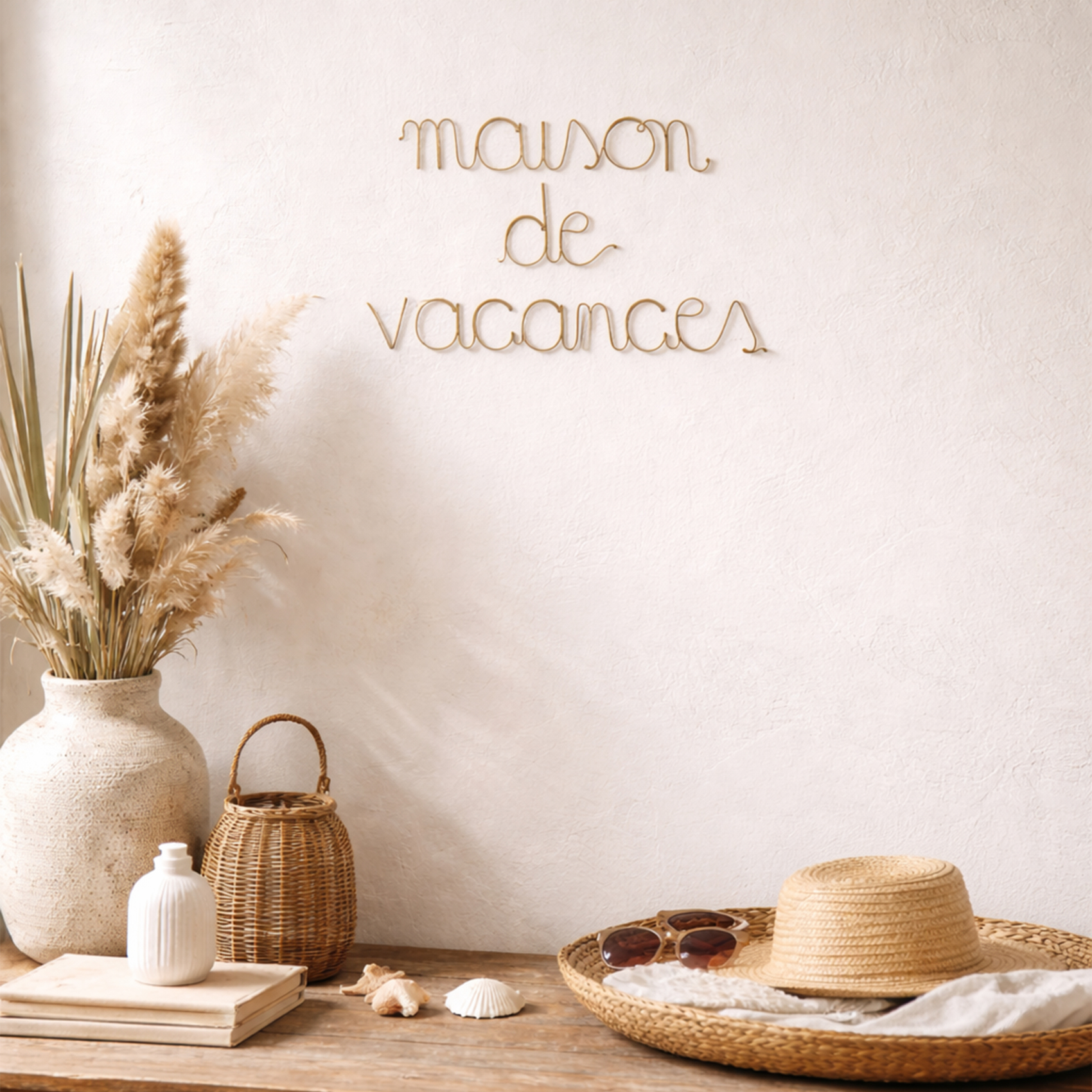 Mot fil de laiton MAISON DE VACANCES — vue 4