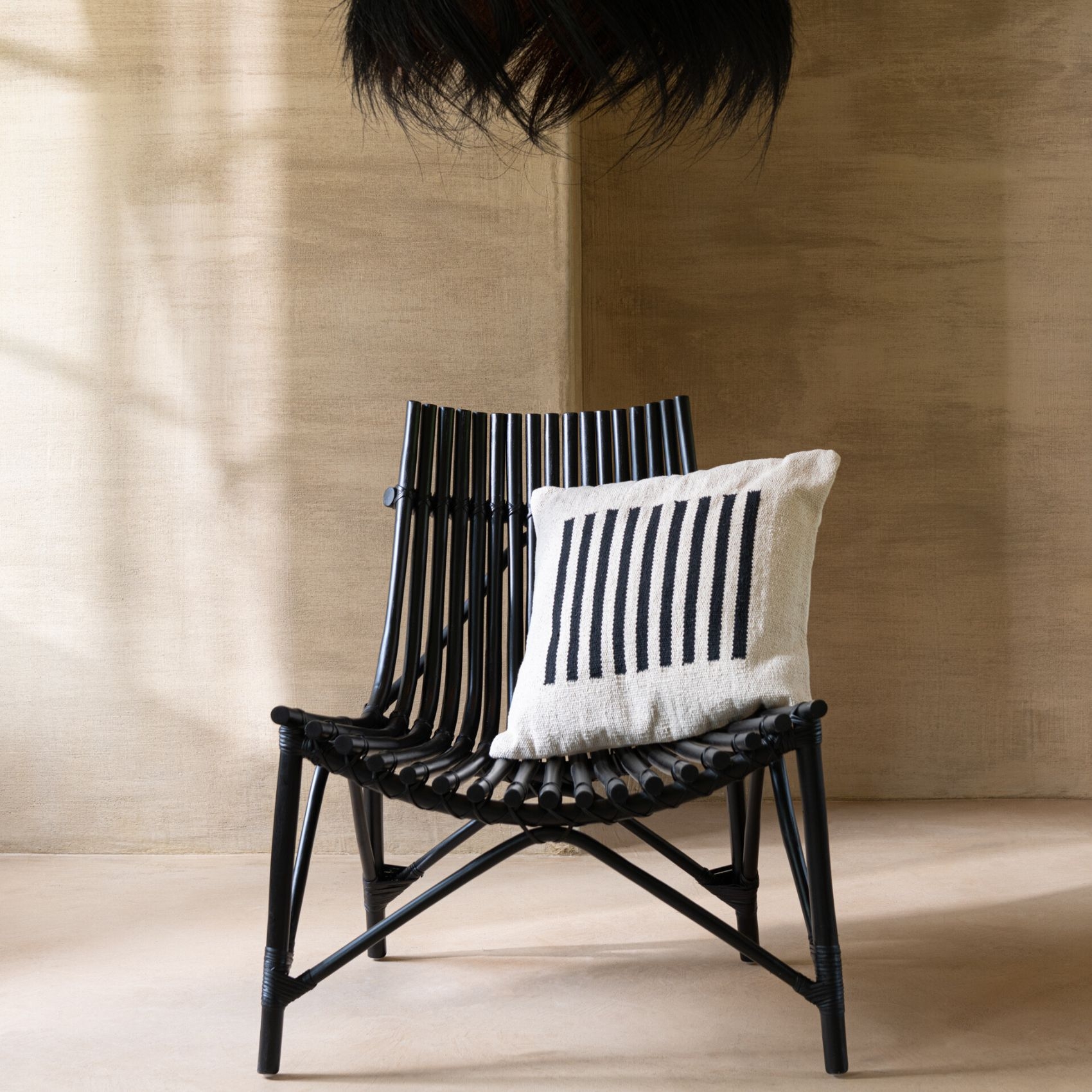 Fauteuil en rotin — vue 3