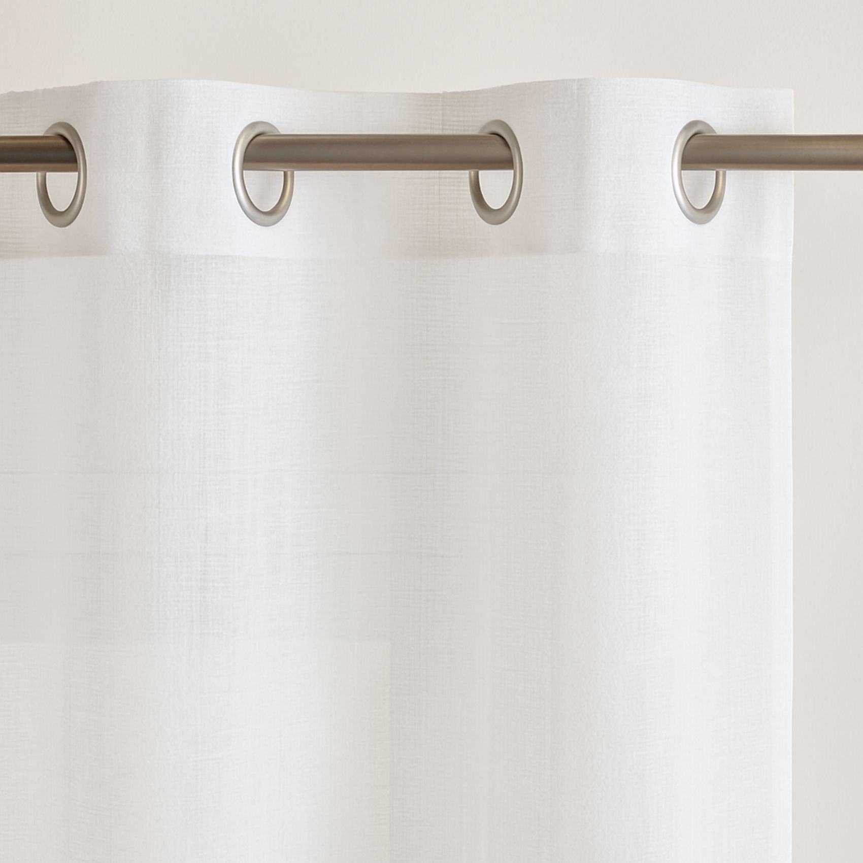 Voilage ignifugé M1 non feu à œillets — vue 3