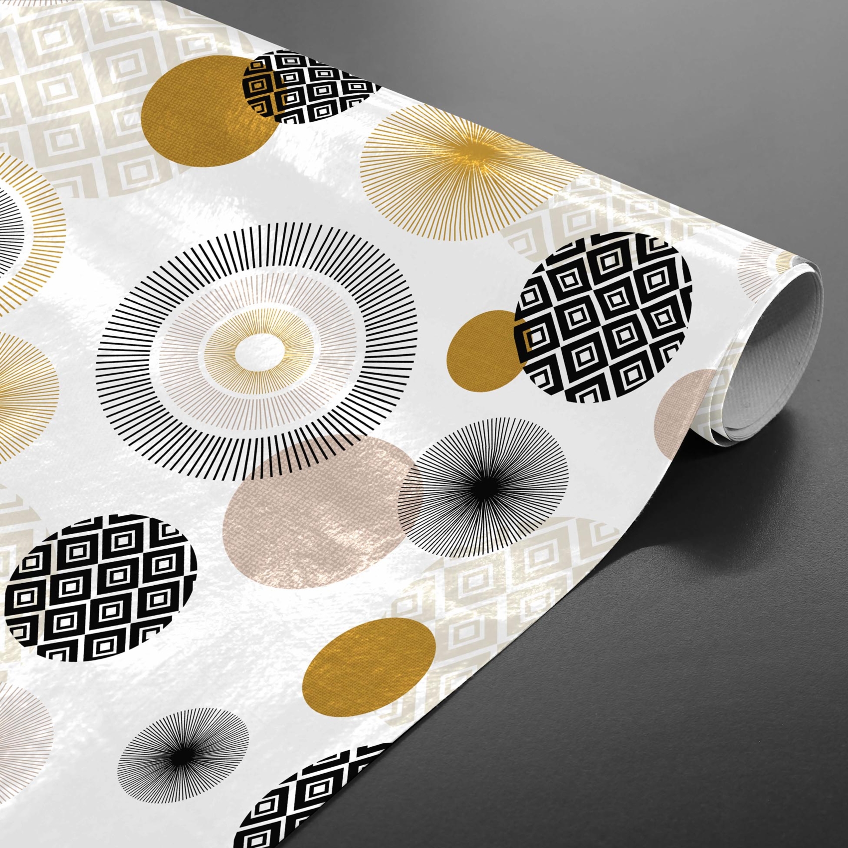Sous-nappe protectrice imprimée graphiques — vue 4