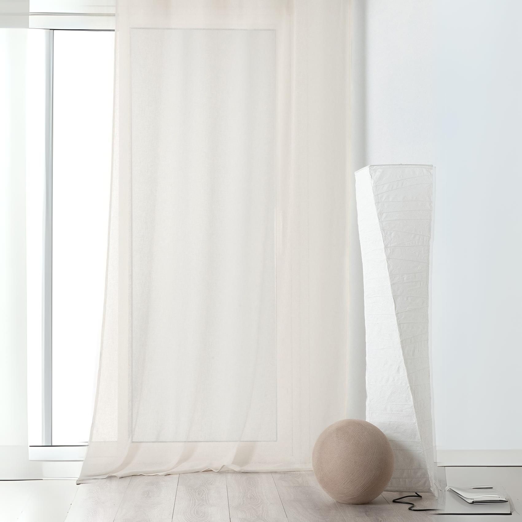 Rideau voilage tamisant en poly-lin — vue 6