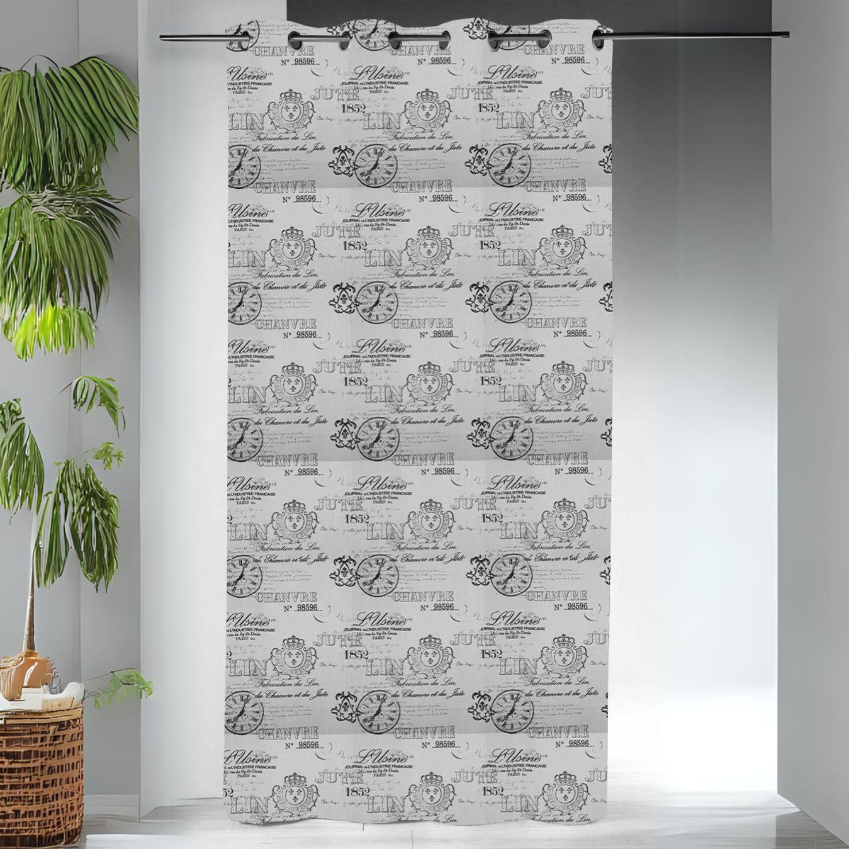 Rideau obscurcissant impression usine — vue 3