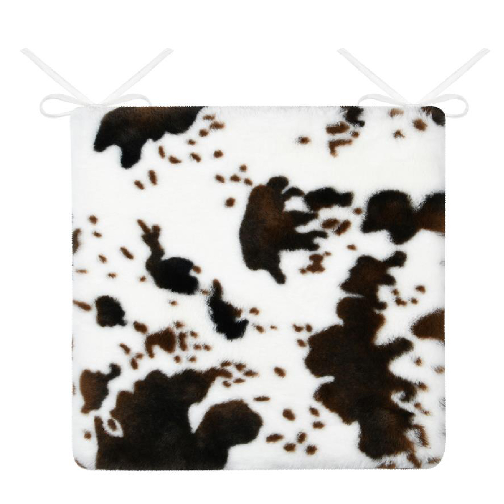 Galette de chaise imitation peau de vache — vue 4