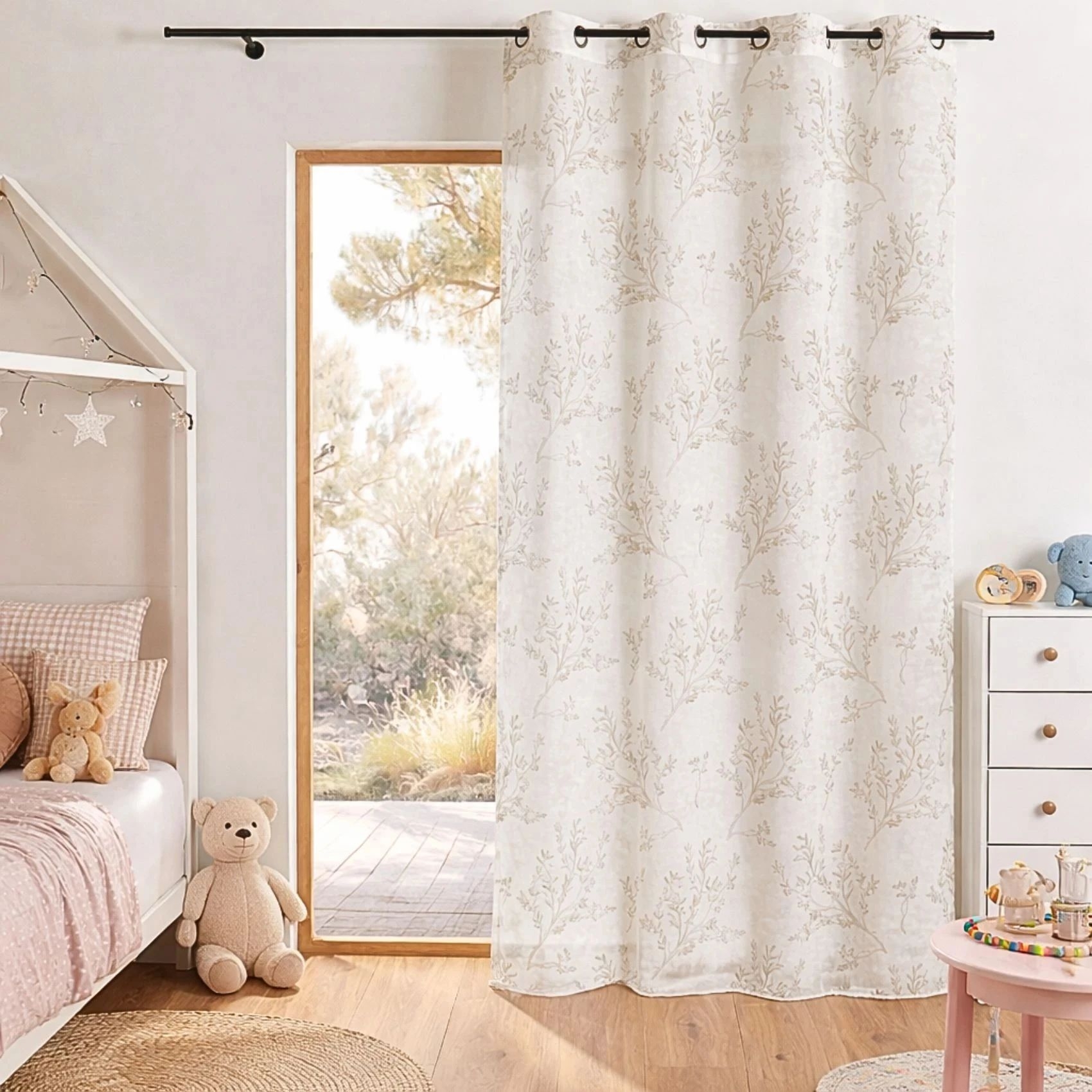 Voilage impression feuillage poétique — vue 4