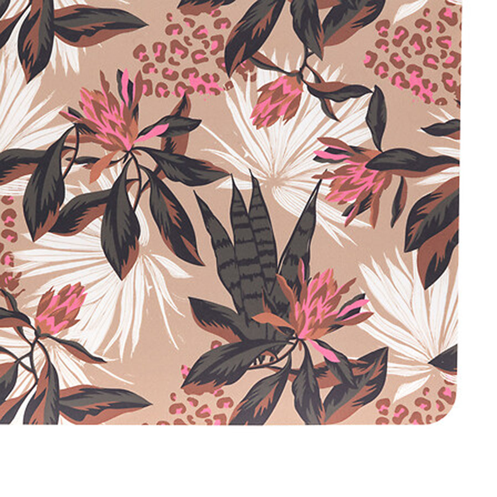 Set de table enduit motif tropical — vue 3