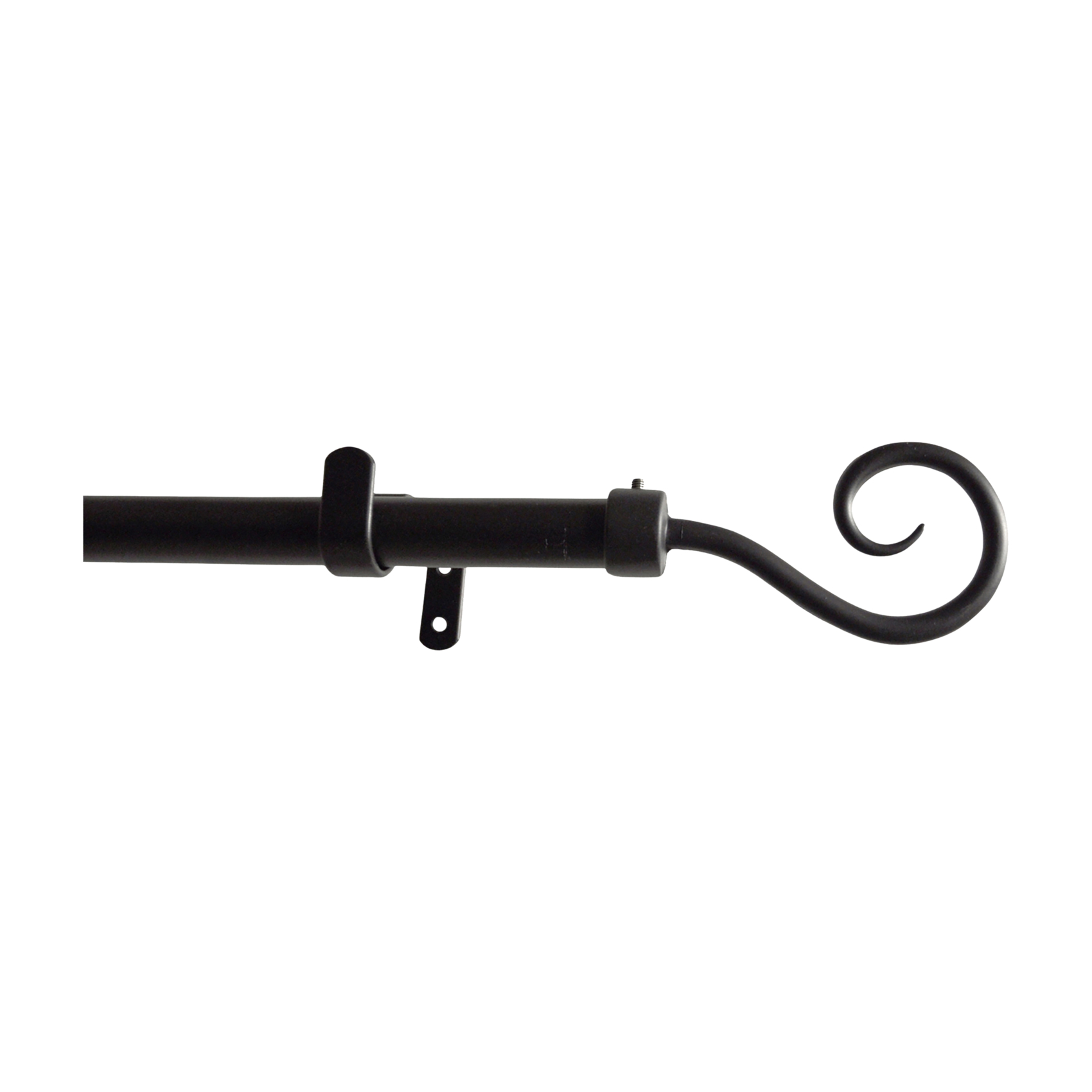 Kit tringle à rideaux fixe avec embouts crosse D20mm