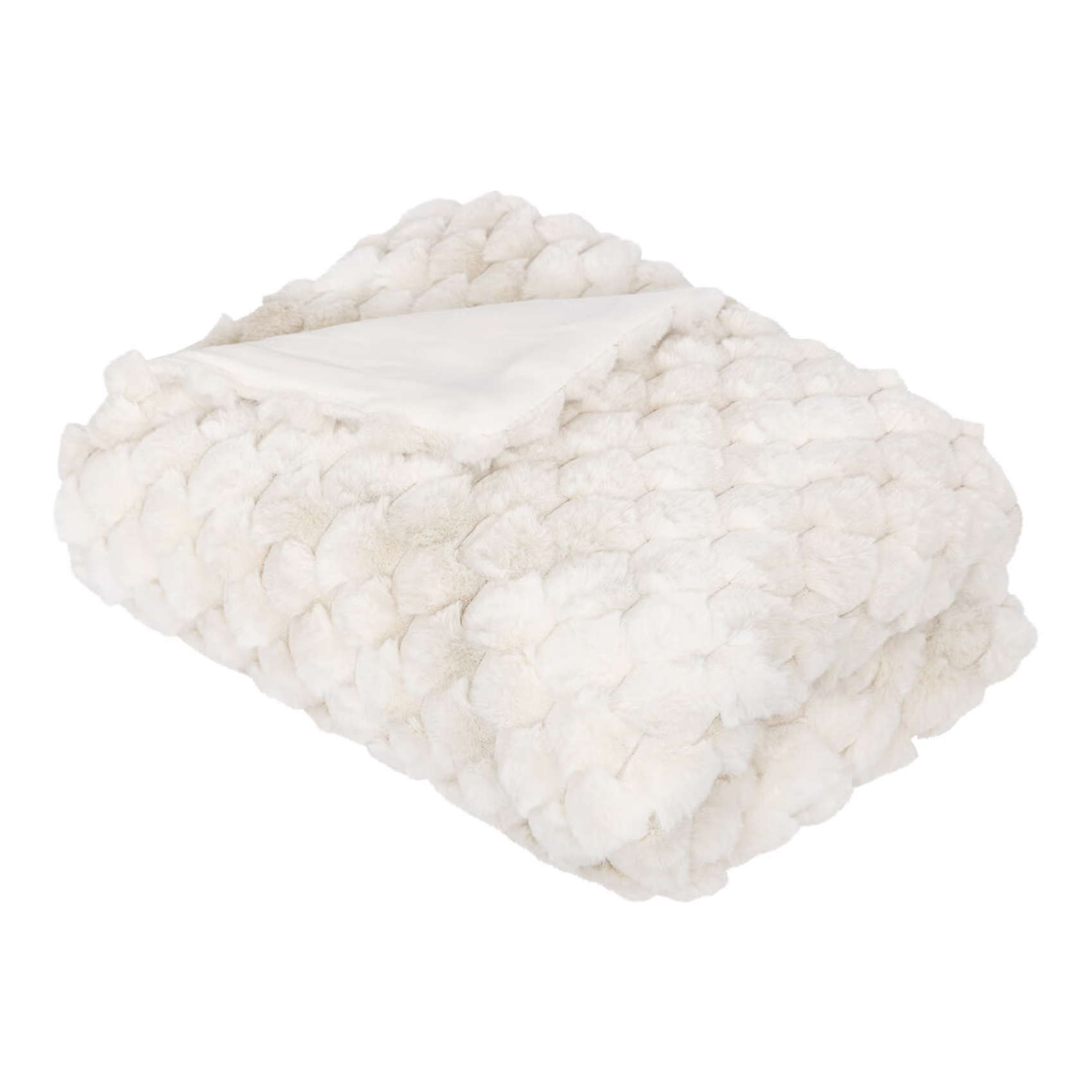 Plaid fausse fourrure Inuit effet tie and dye — vue 6