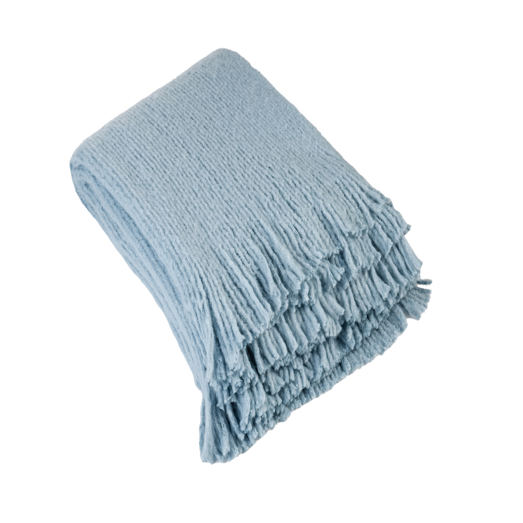 Plaid maille effet laine tricotée — vue 4