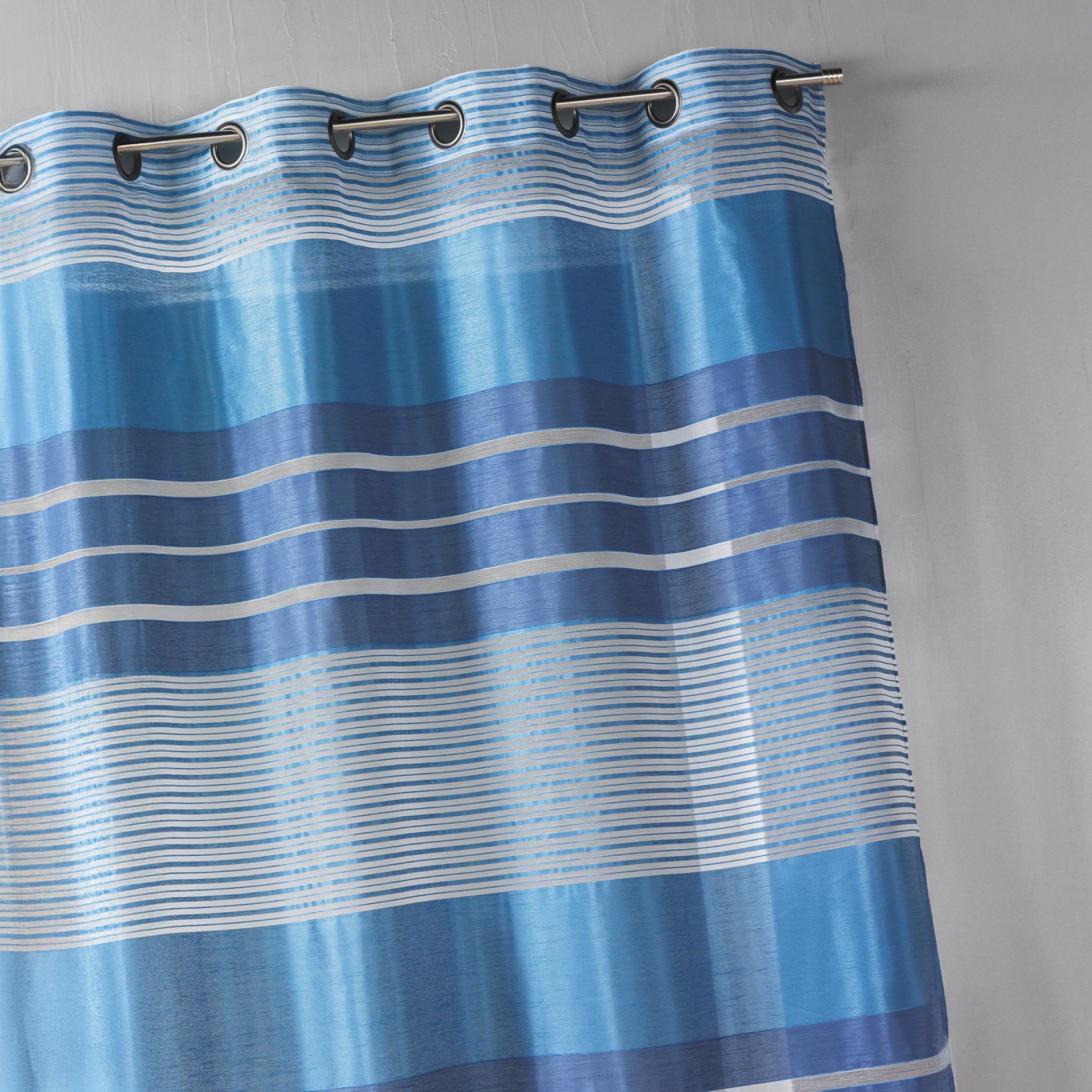 Voilage fantaisie à rayures horizontales — vue 5