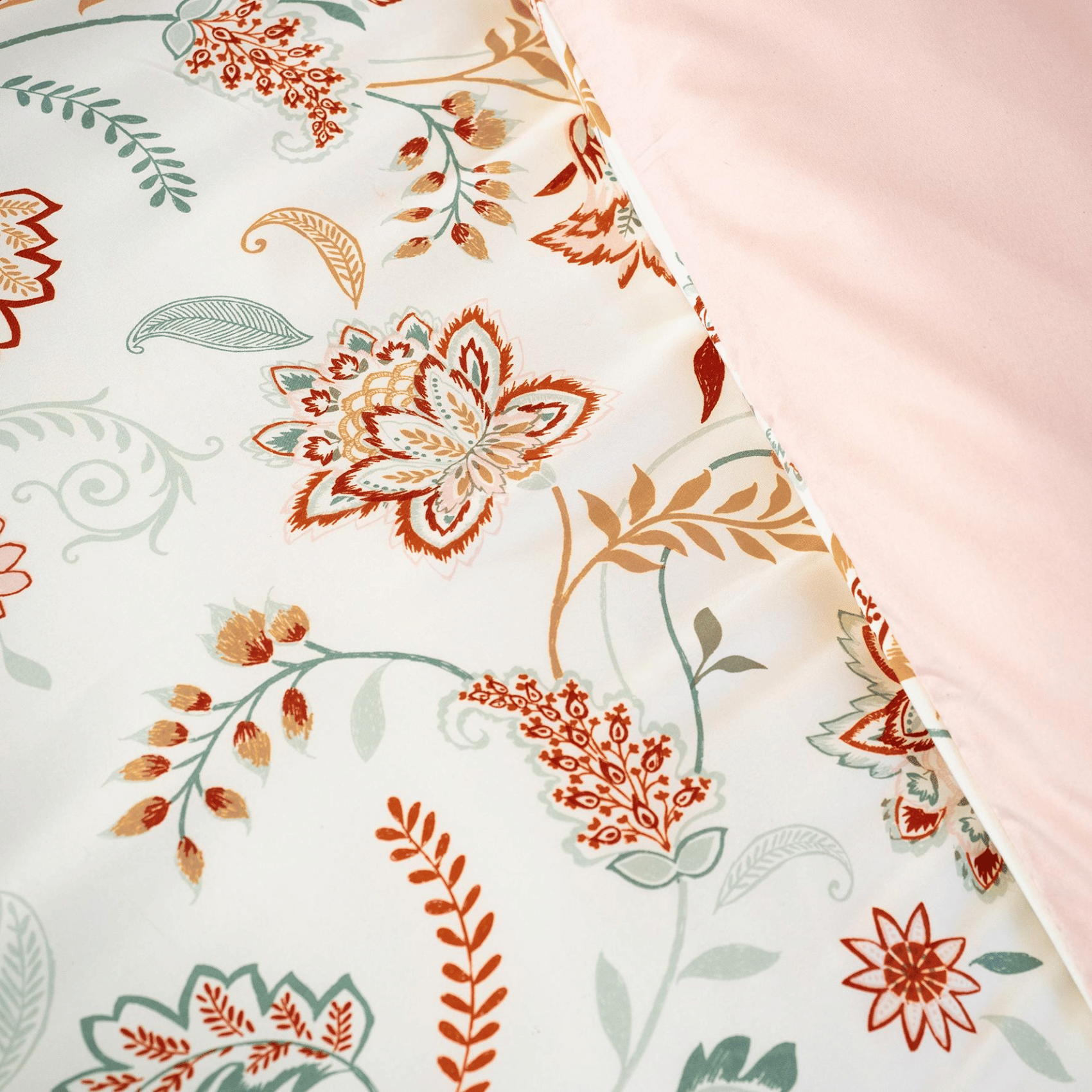 Parure de lit 3 pièces à fleurs réversible — vue 5