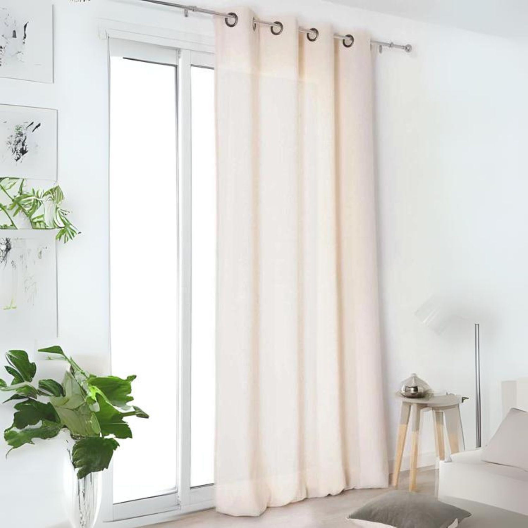 Rideau Authentique en 100% lin — vue 5